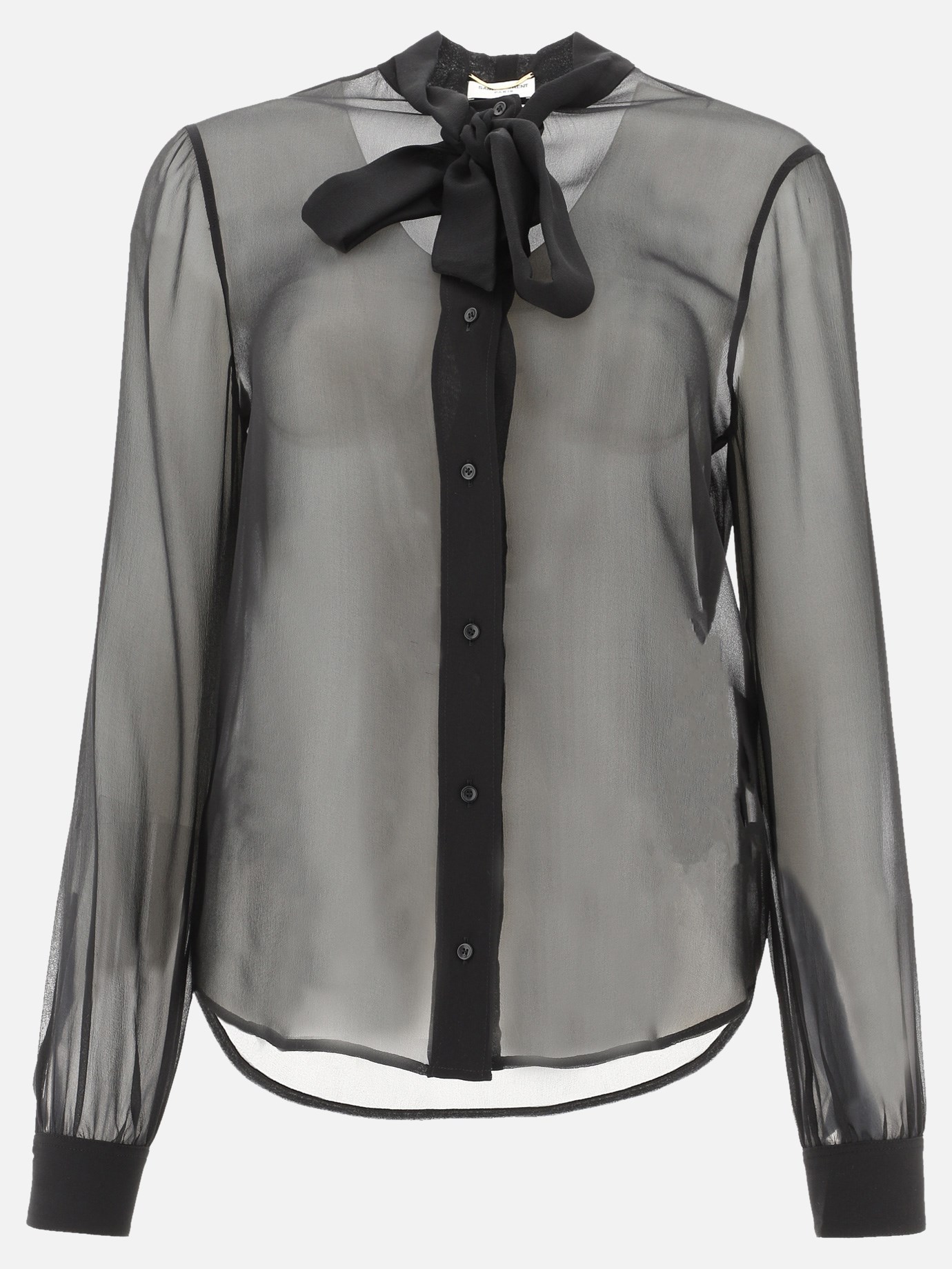 Blouse with bow by Saint Laurent