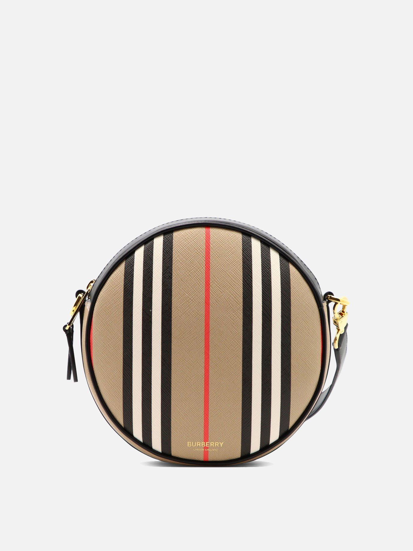 burberry icon stripe crossbody bag