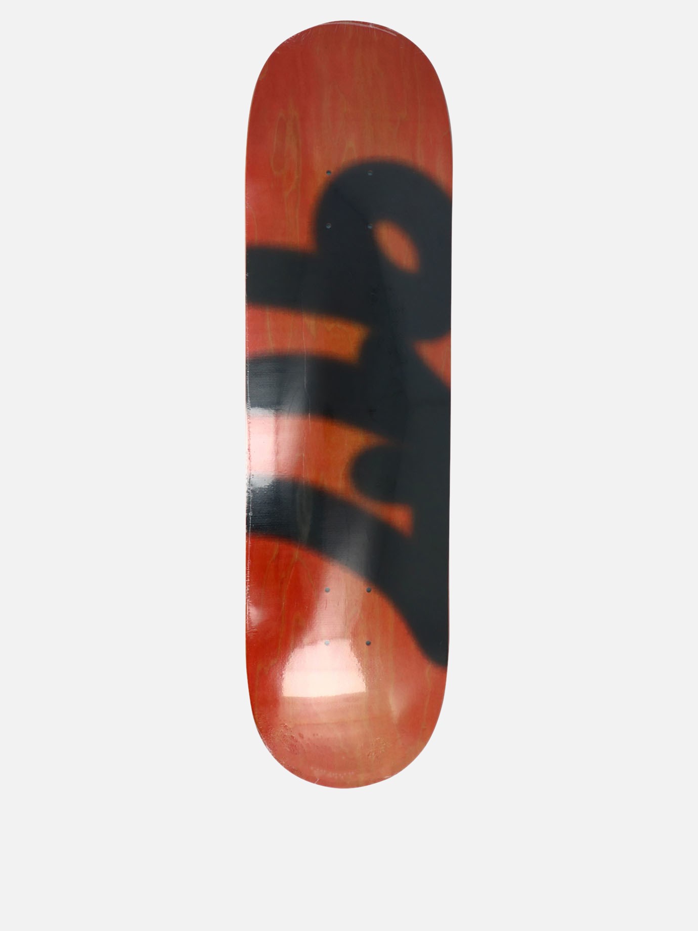 Skateboard  Spray Black Slick Deck 8.18  by Call Me 917