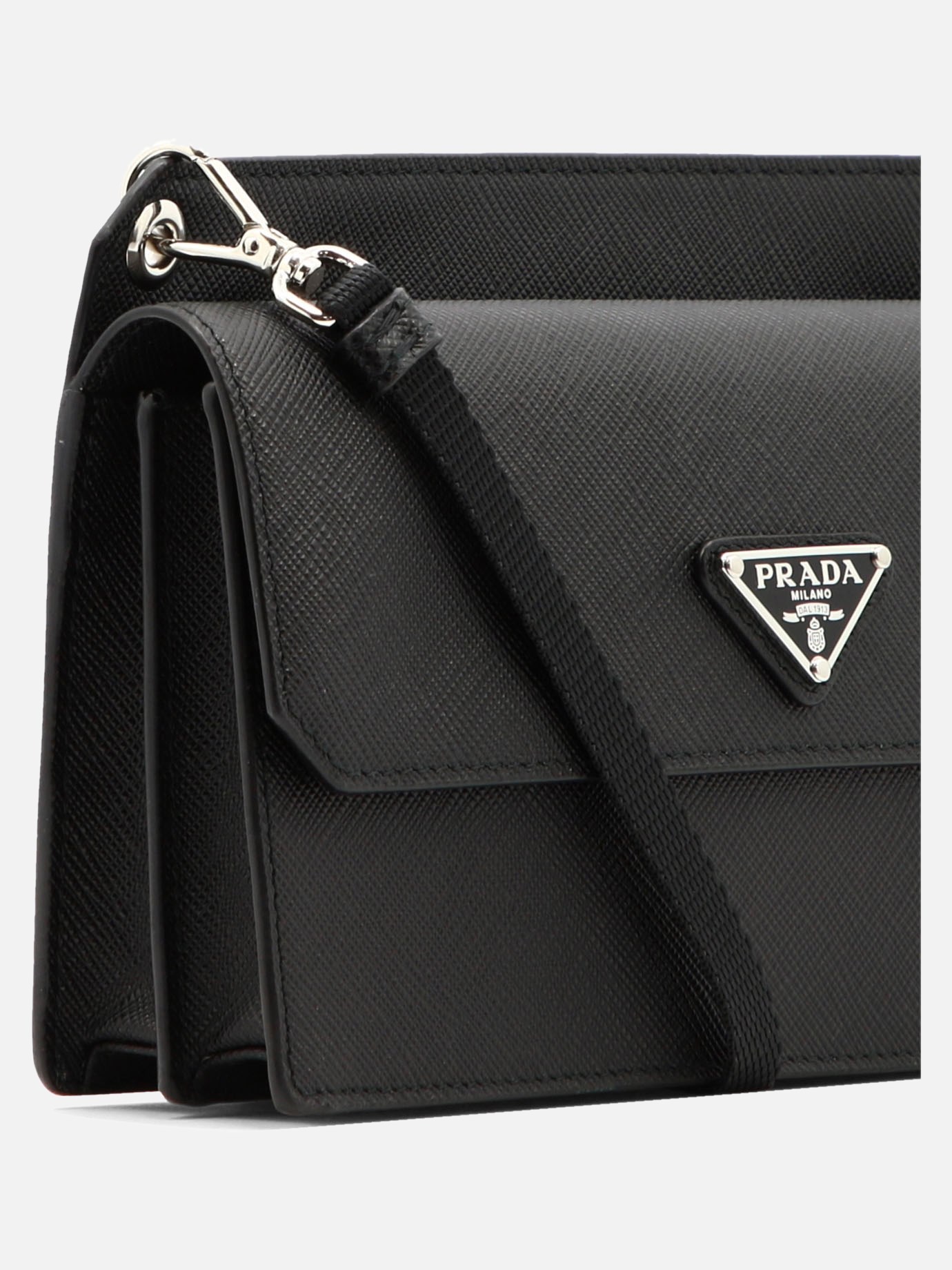 Saffiano leather smartphone case by Prada