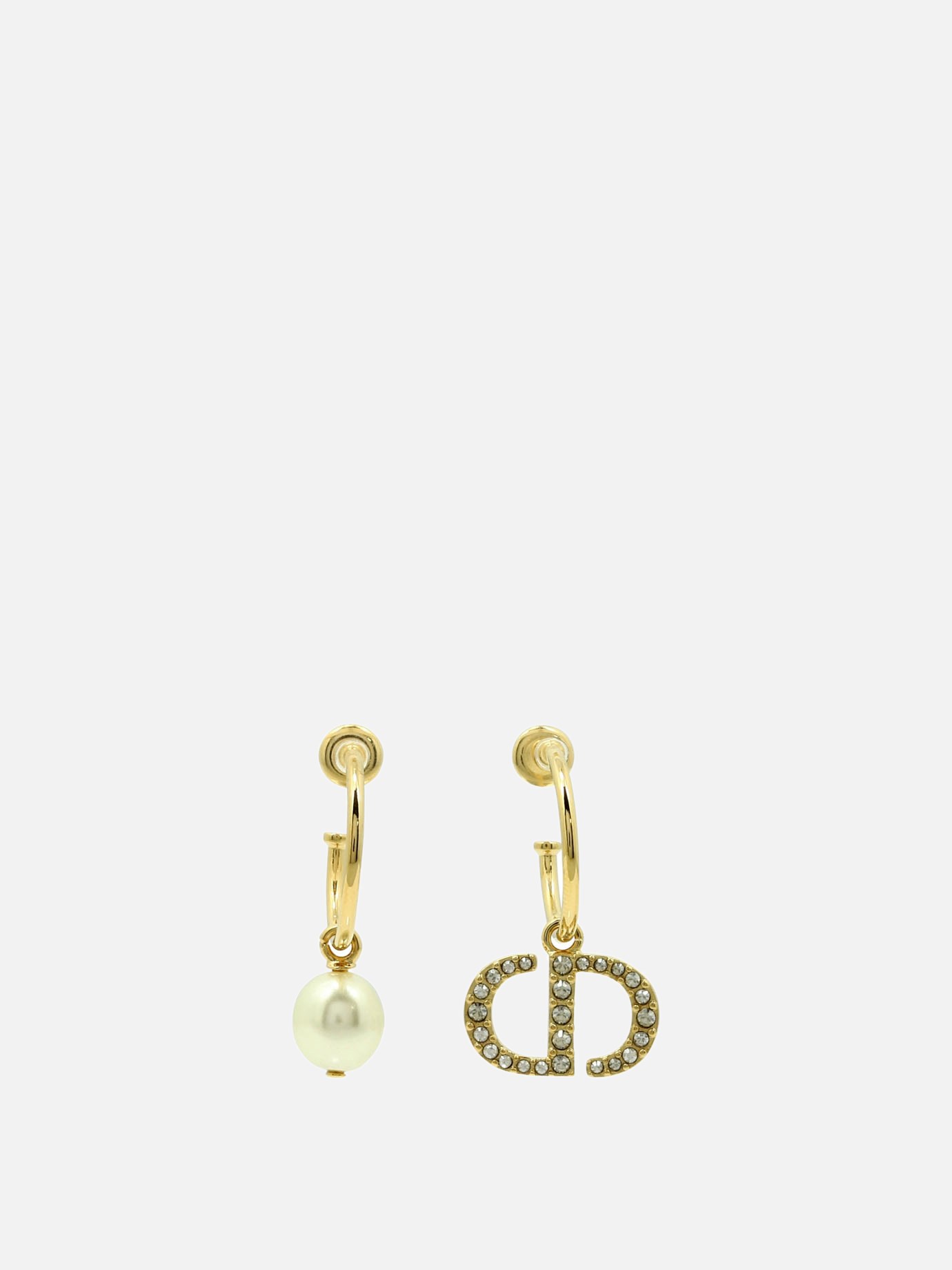  CD and Star Hoops  earrings by Dior