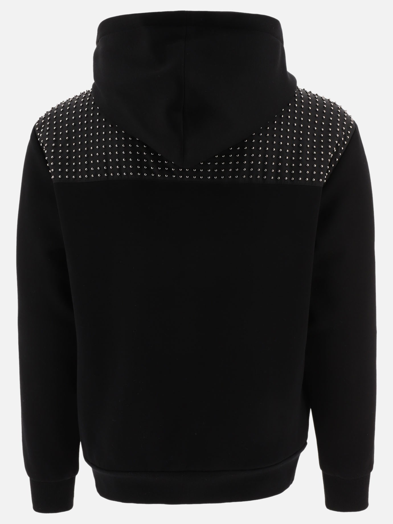  Double  hoodie with studs by Prada