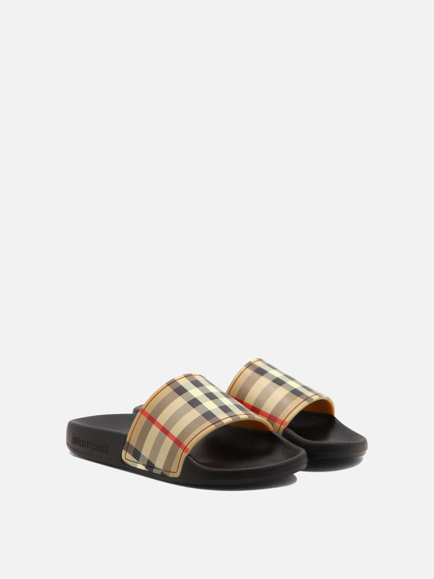  Vintage Check  sandals by Burberry Kids
