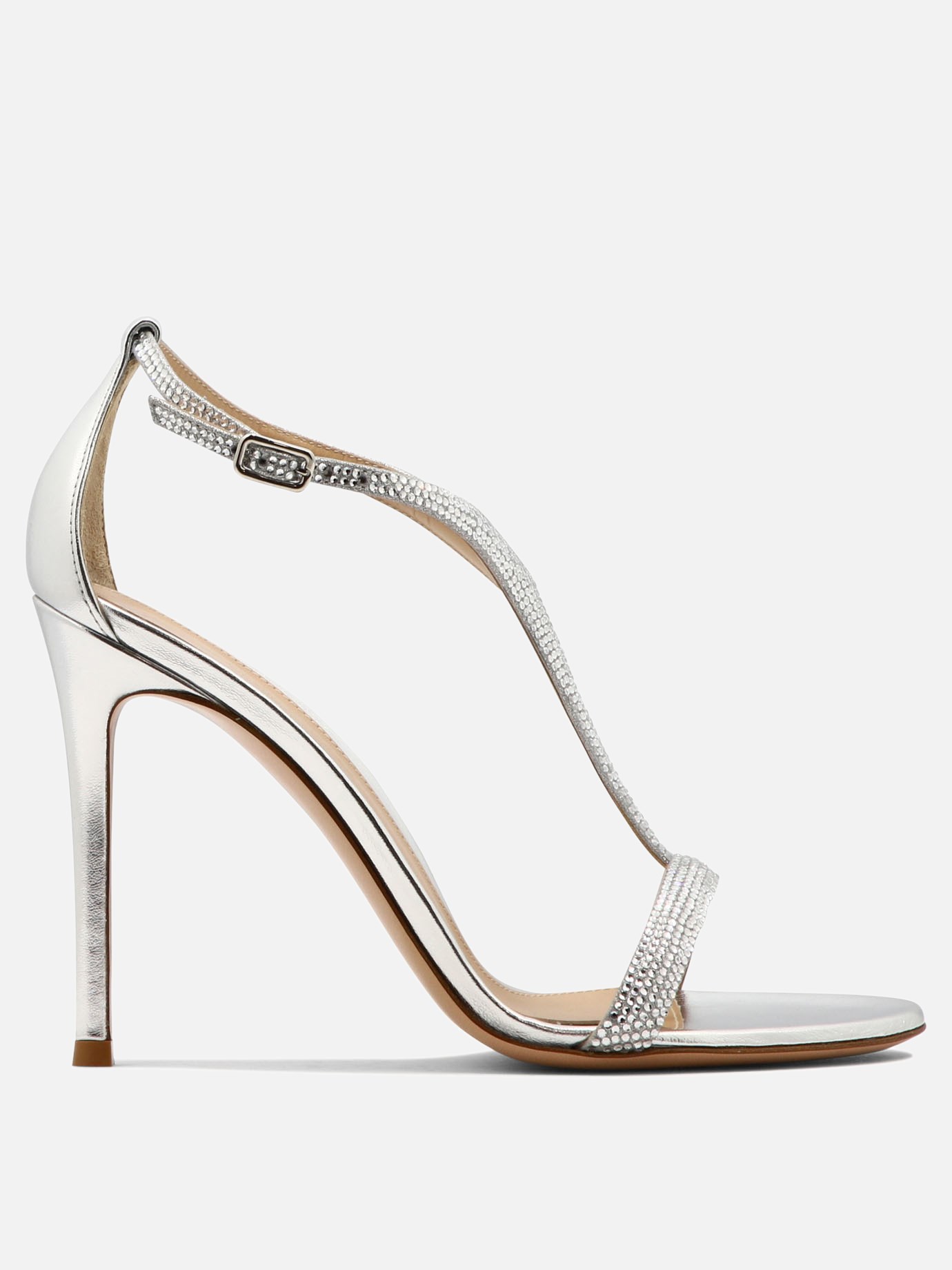 Sandals with crystals by Gianvito Rossi