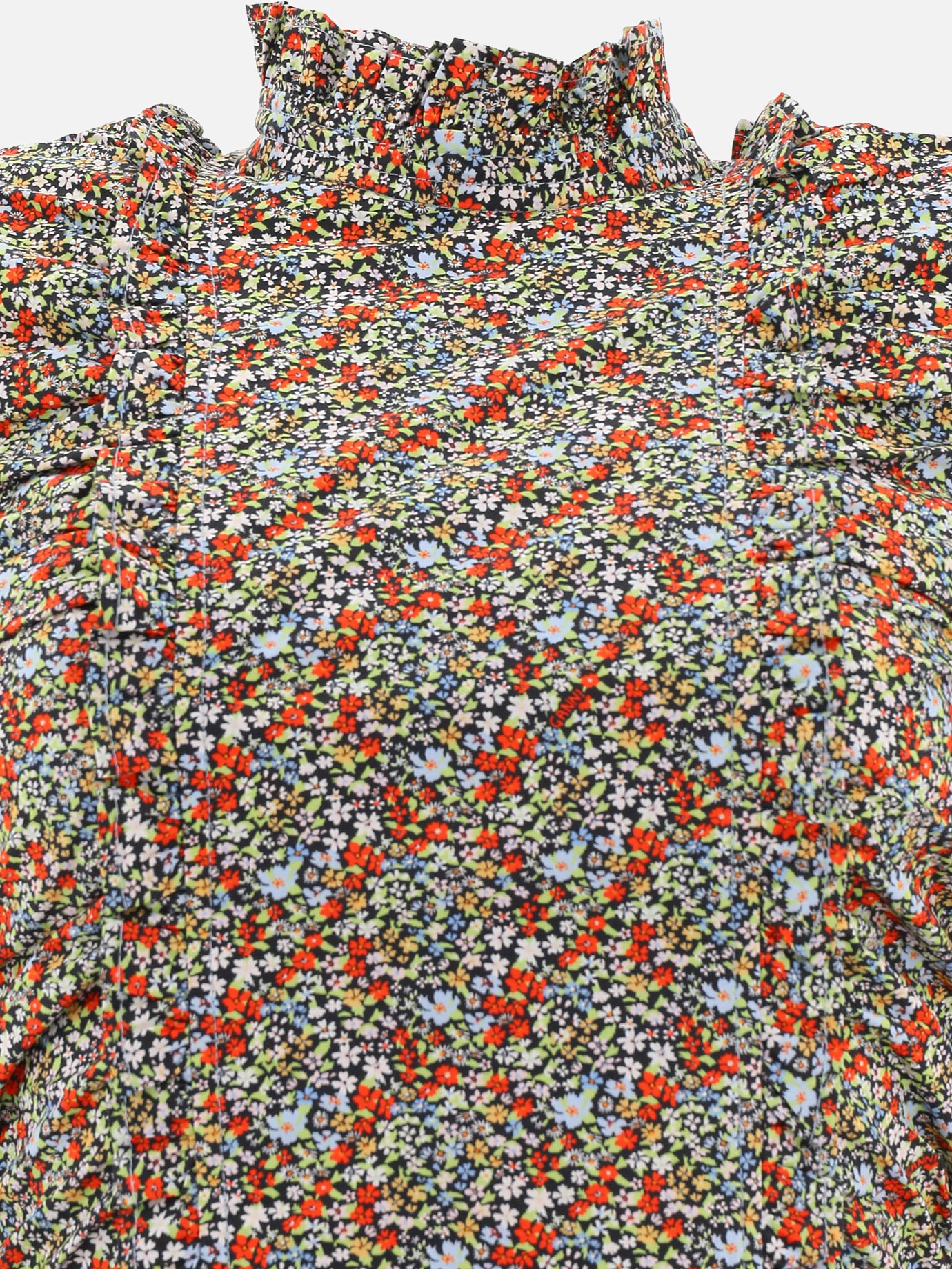 Floral paneled dress by Ganni