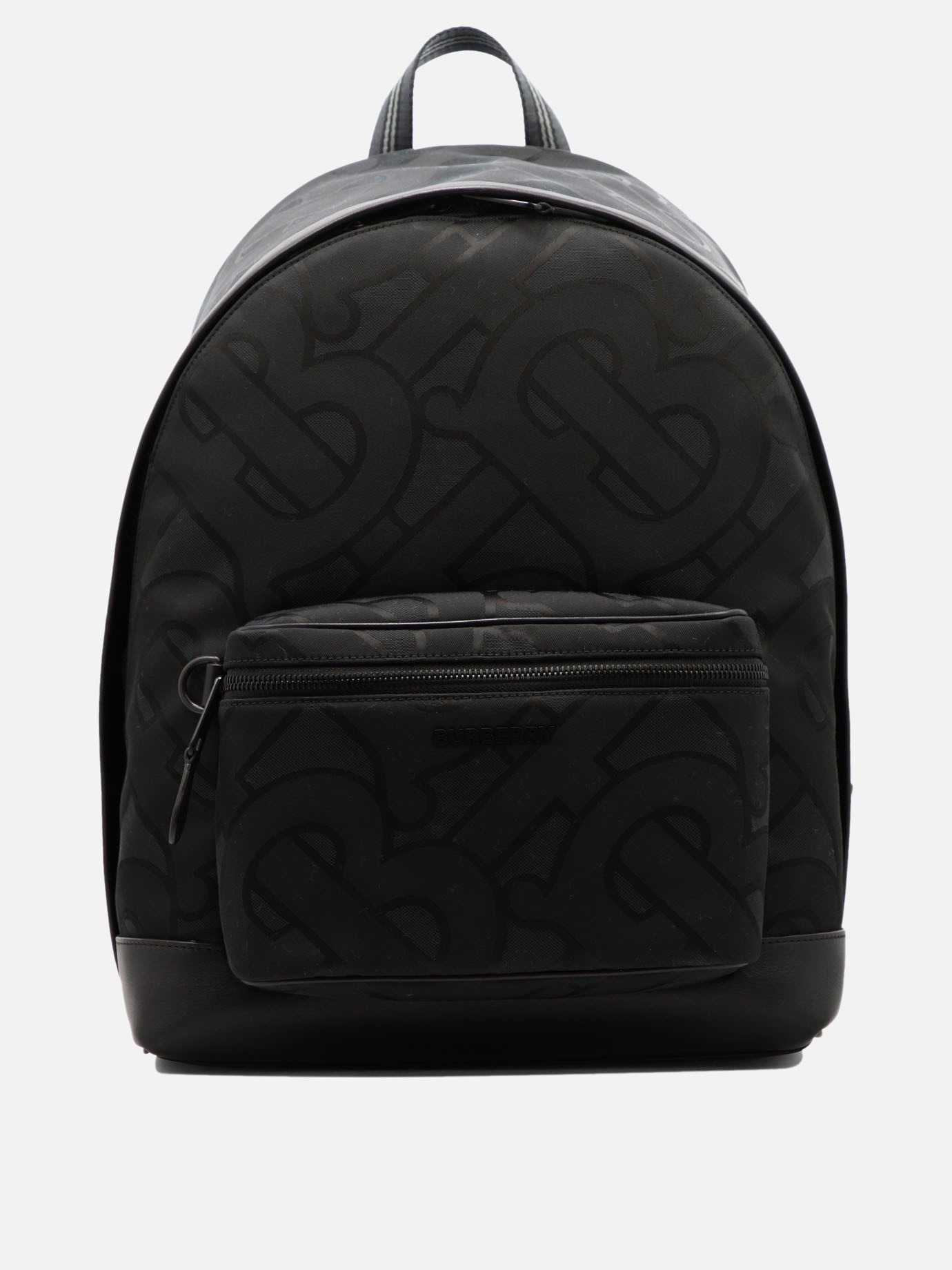 Backpack with monogram