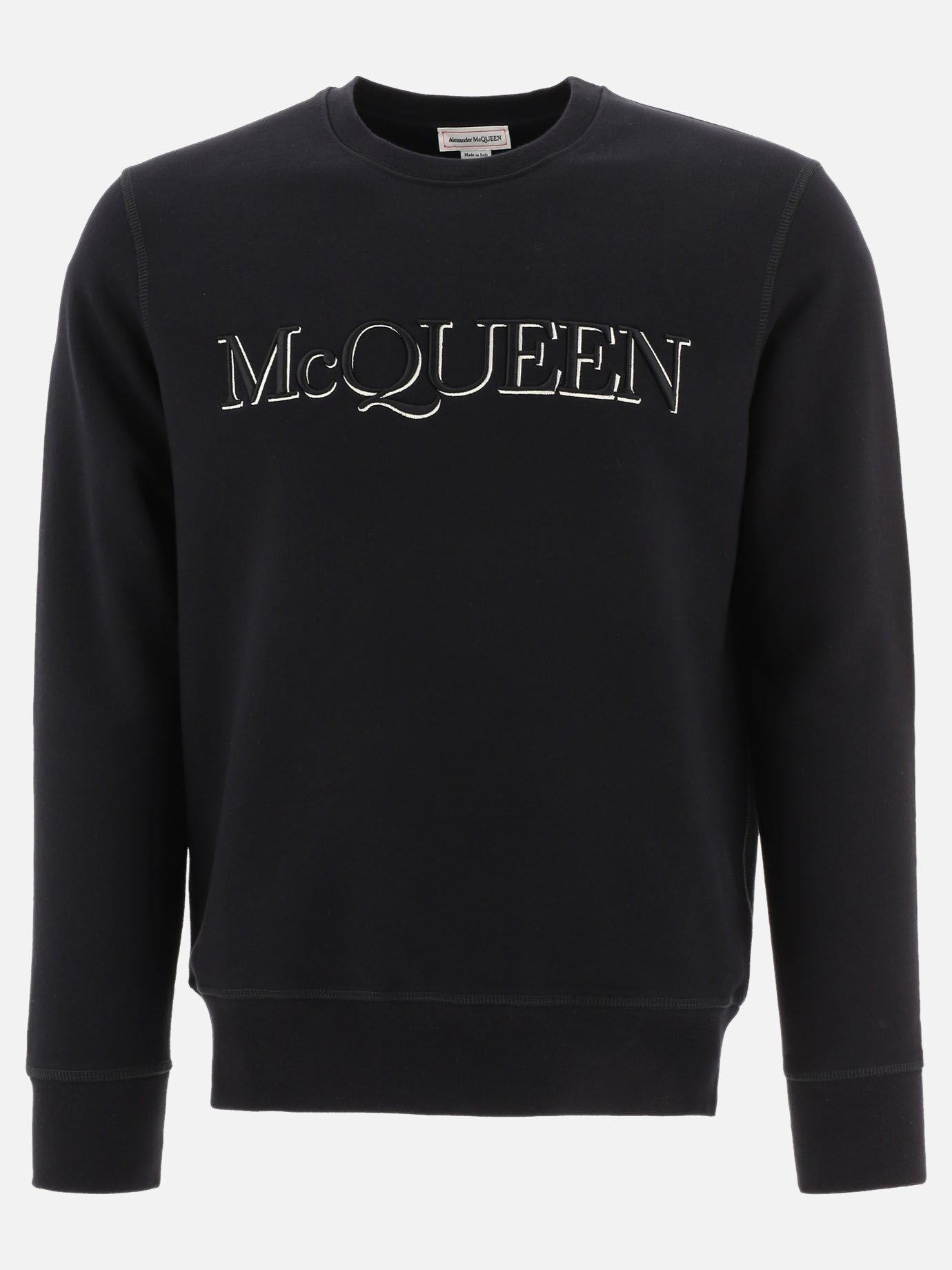 Sweatshirt with embroidery by Alexander McQueen
