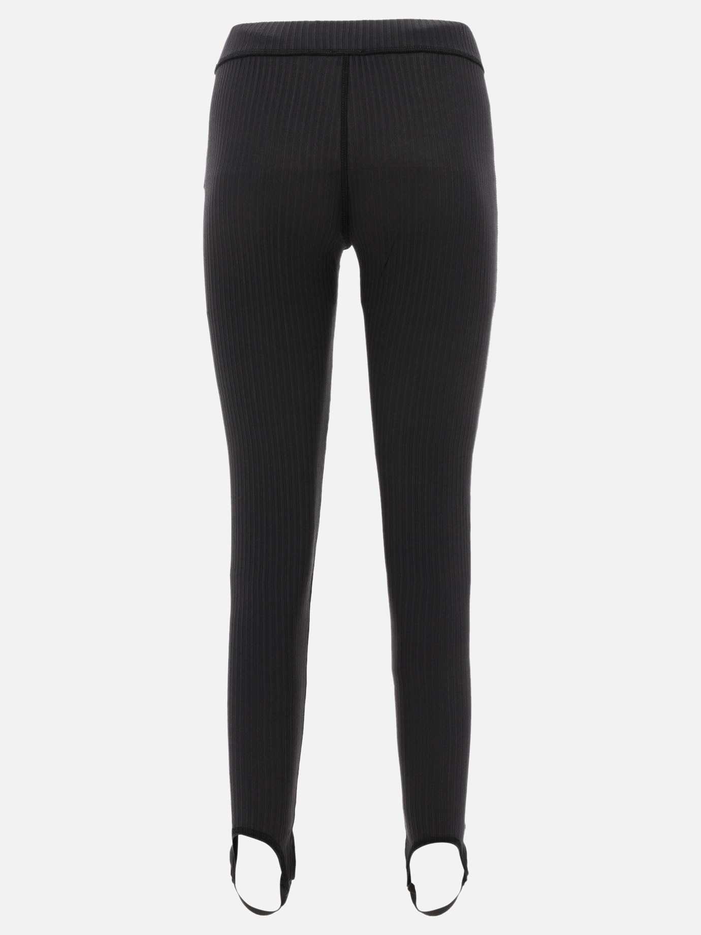 Ribbed leggings with stirrup by Ganni