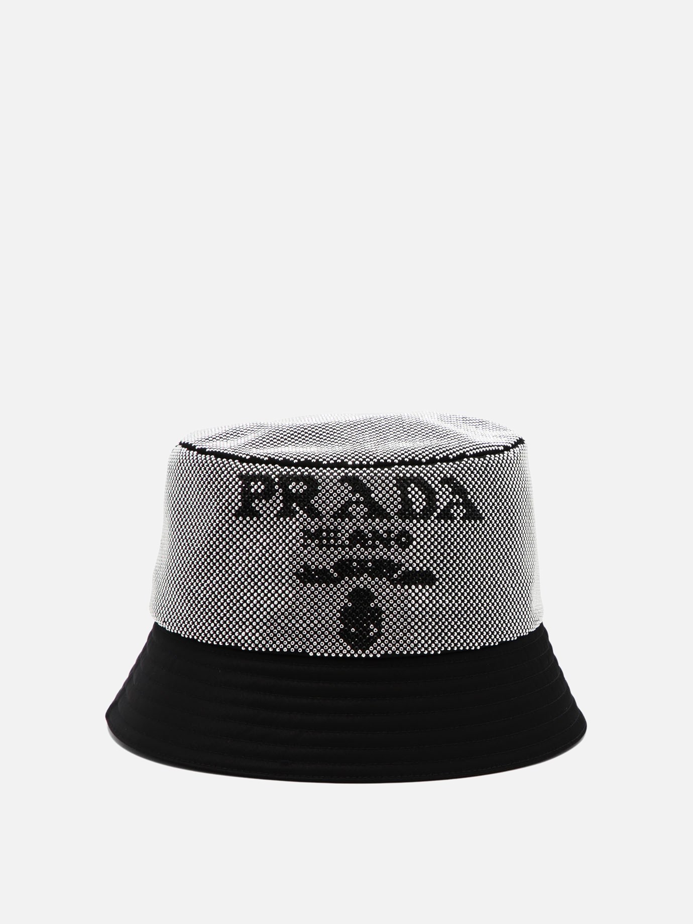  Re-Nylon  crystals bucket hat by Prada