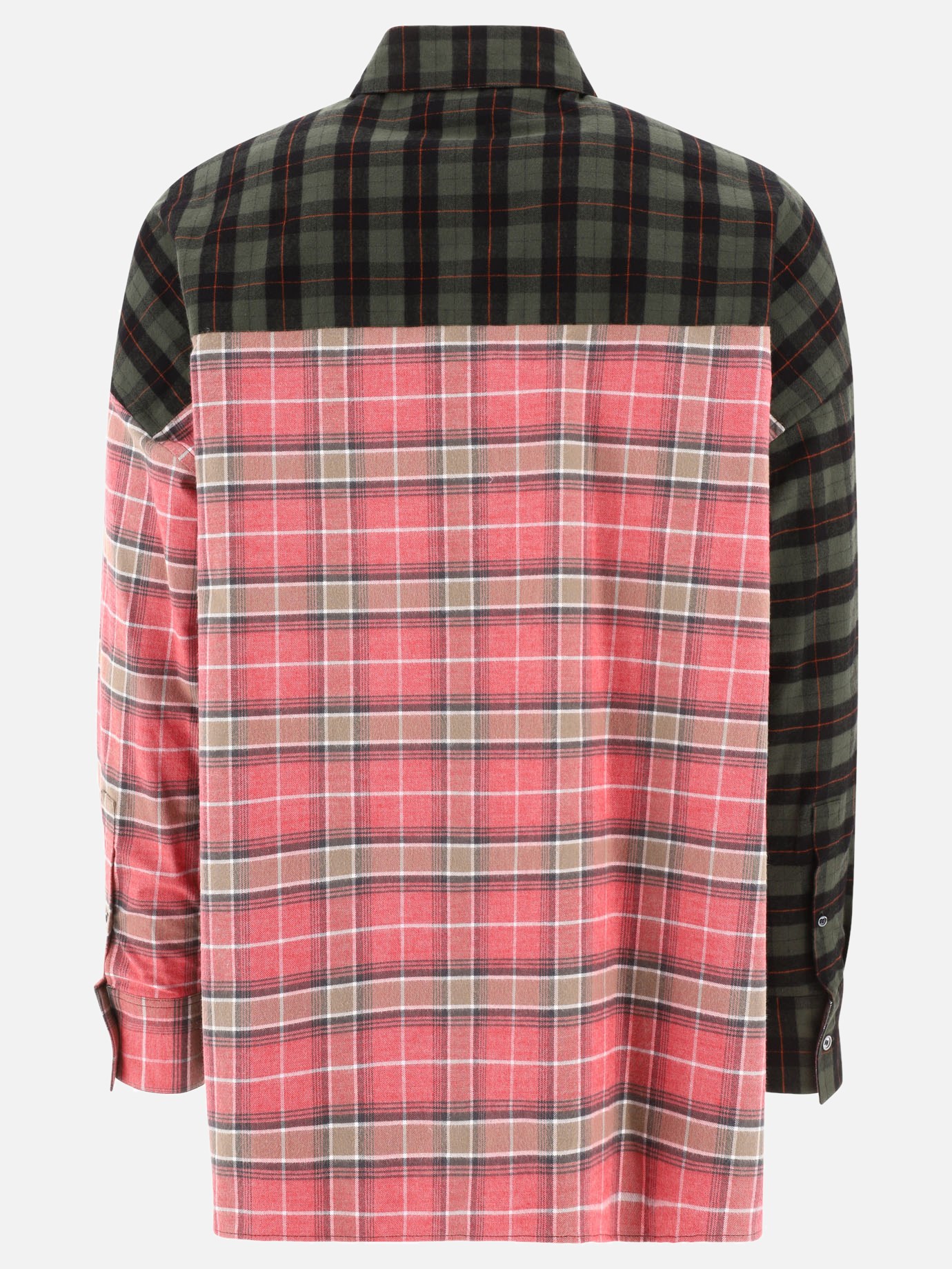 Patchwork tartan shirt by Loewe