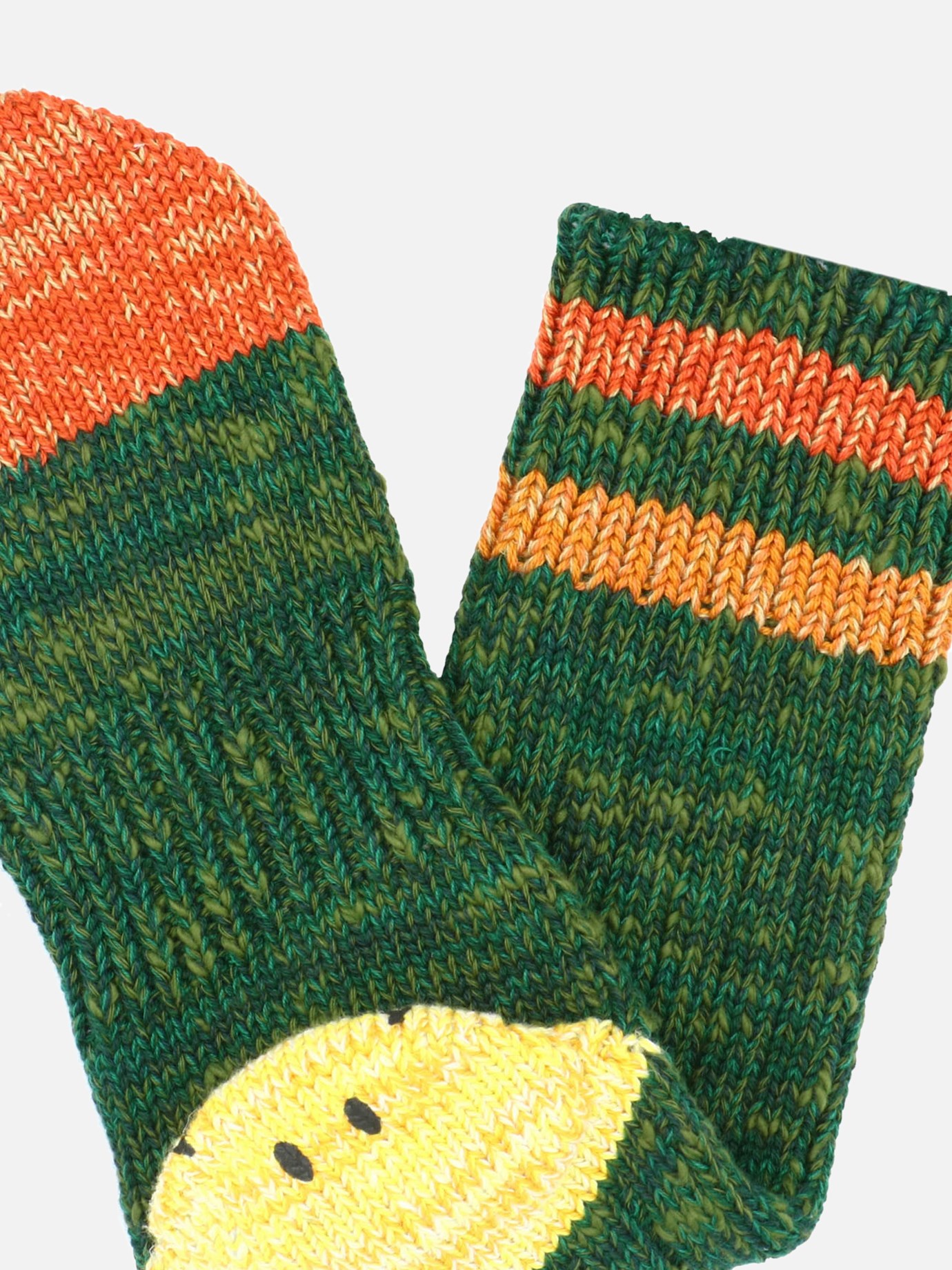  Happy Heel  socks by Kapital