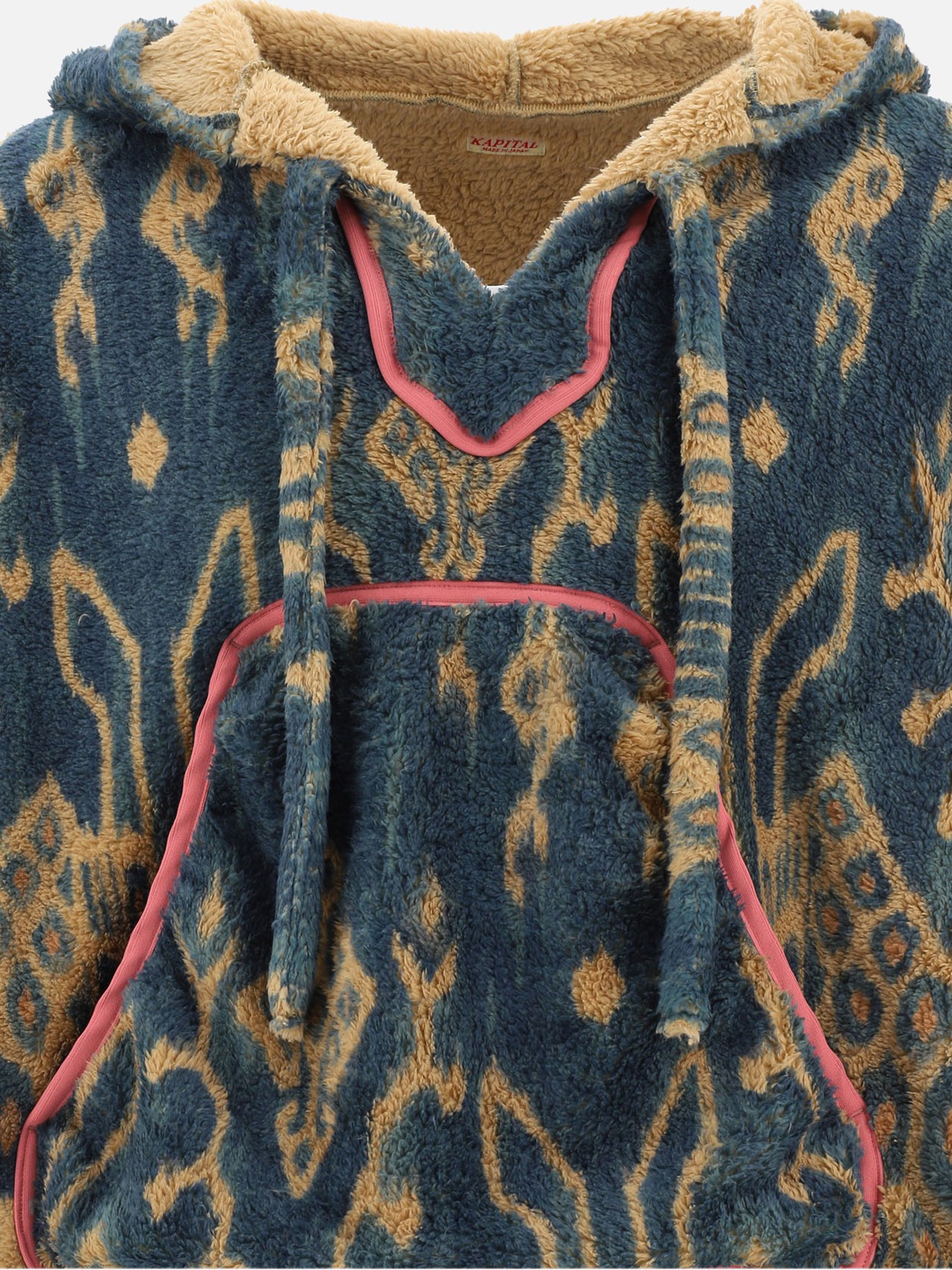  Baker  fleece hoodie by Kapital