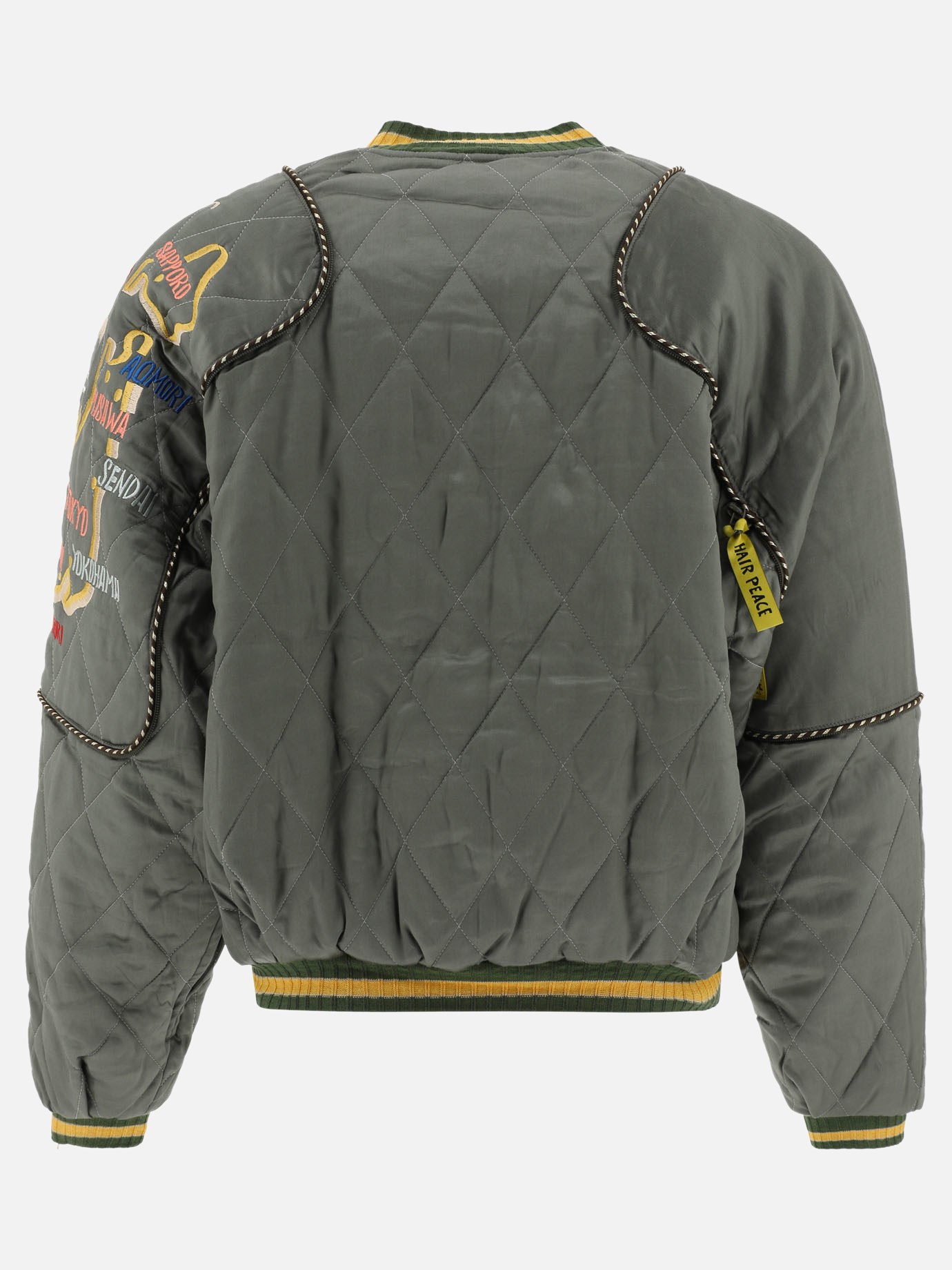Quilted bomber jacket by Kapital