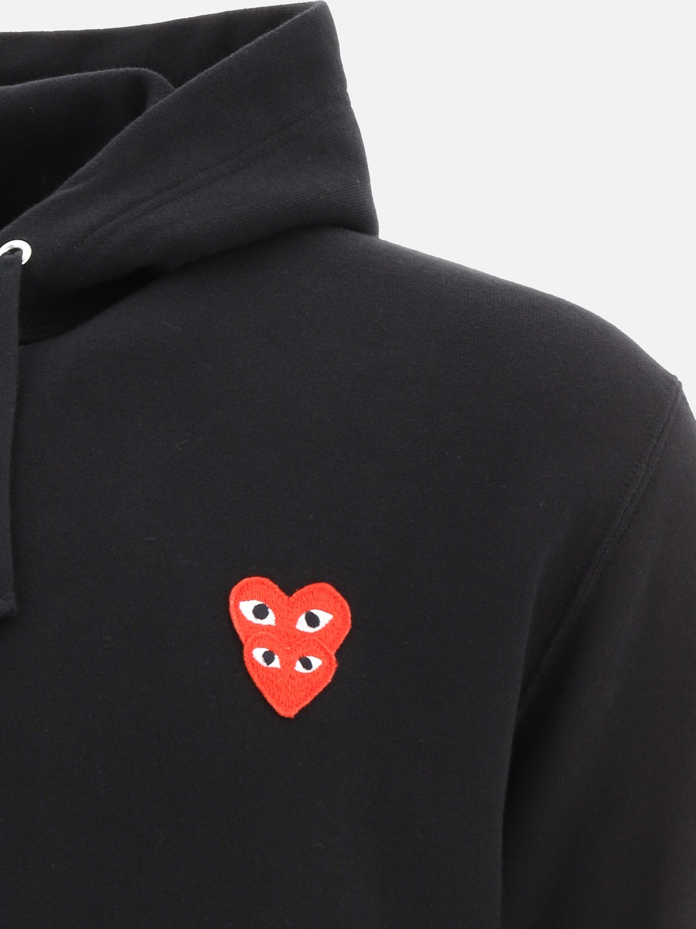  Double Heart  hoodie by Comme Des Garçons Play