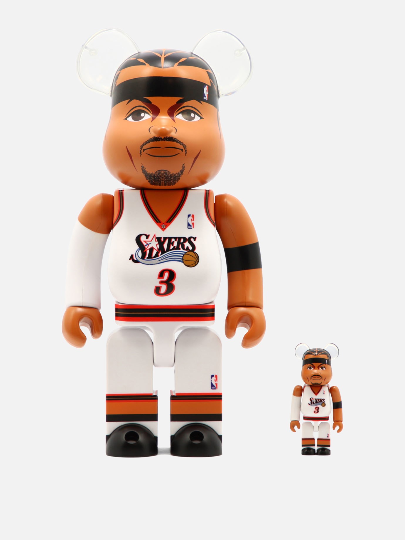  Be@rbrick Allen Iverson  100% and 400% toyby Medicom Toy - 1