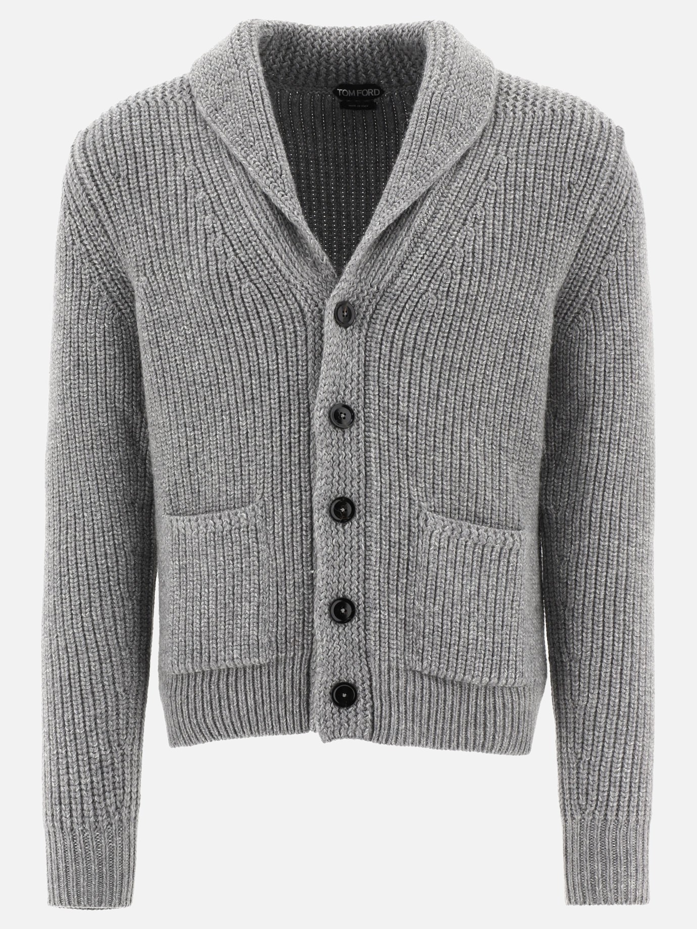Tricot cardigan with pockets