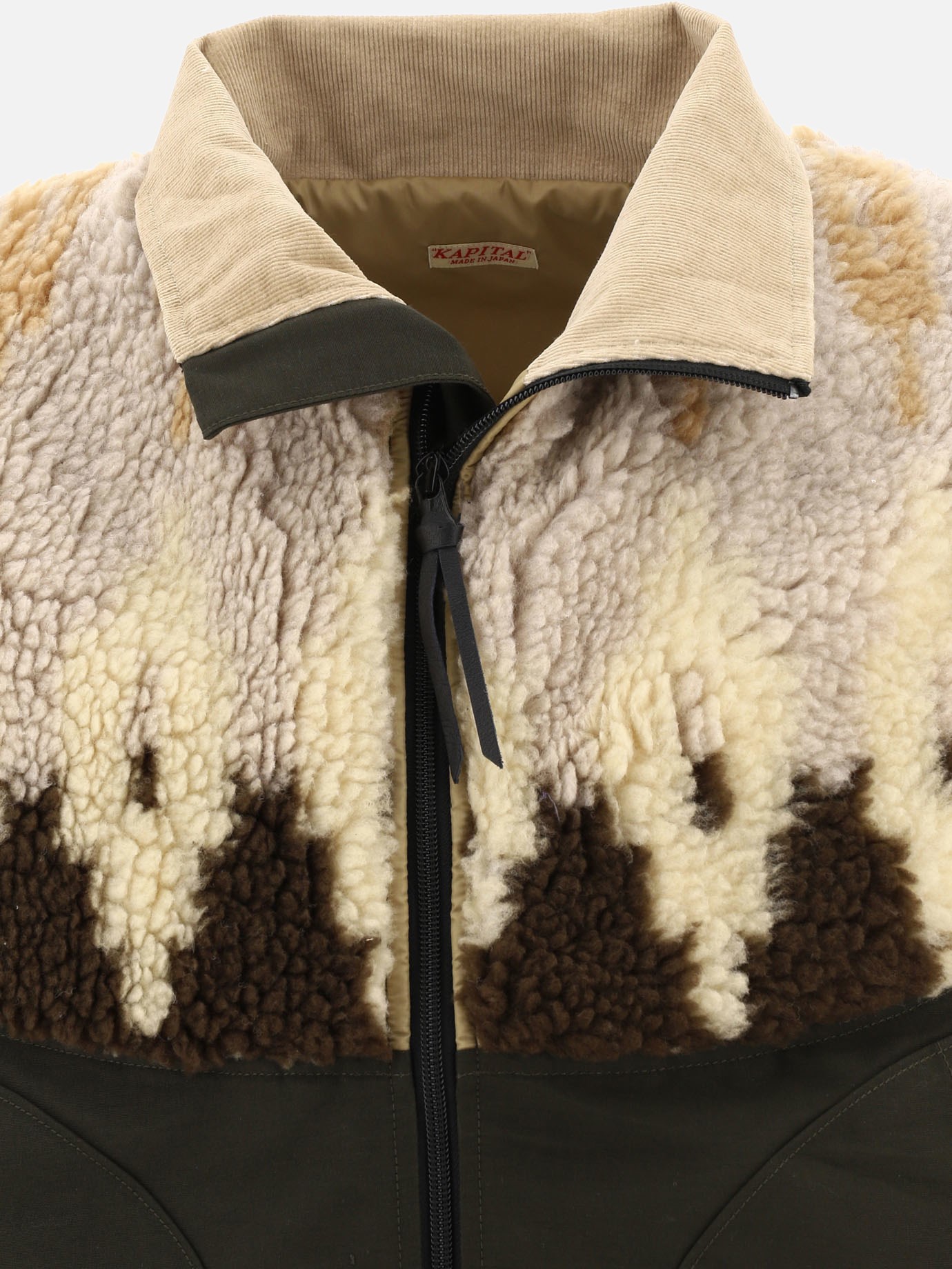 Fleece sleeveless jacket by Kapital
