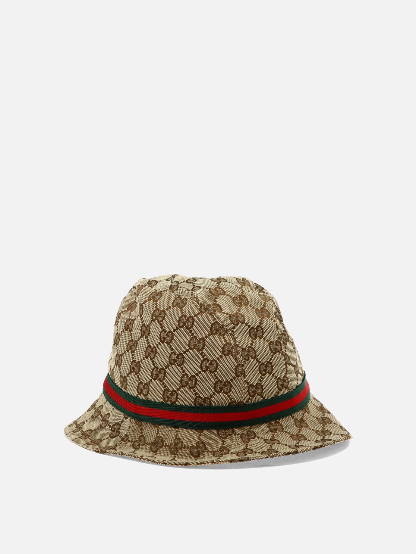 gucci canvas fedora