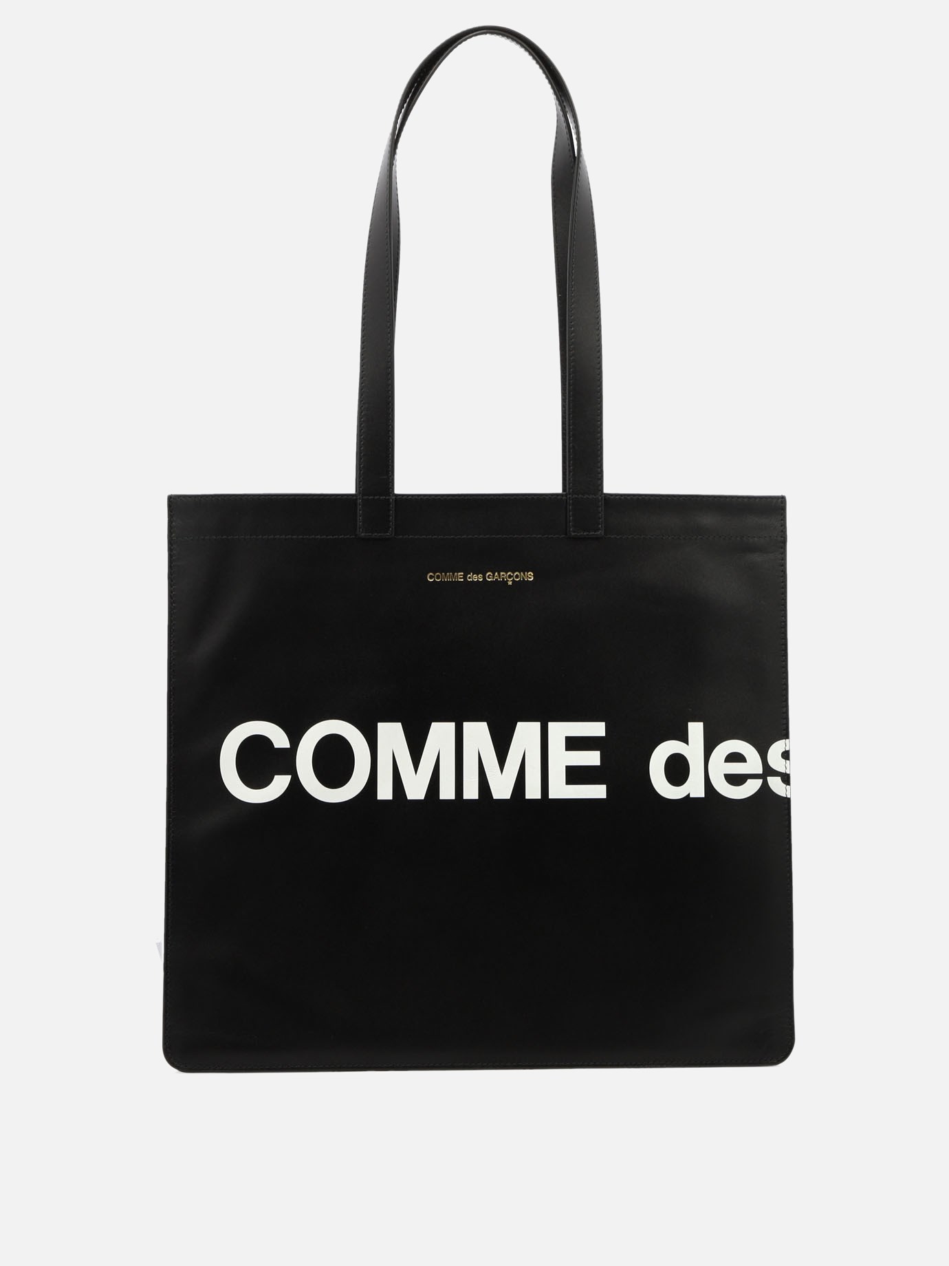Maxi logo shoulder bag by Comme Des Garçons Wallet