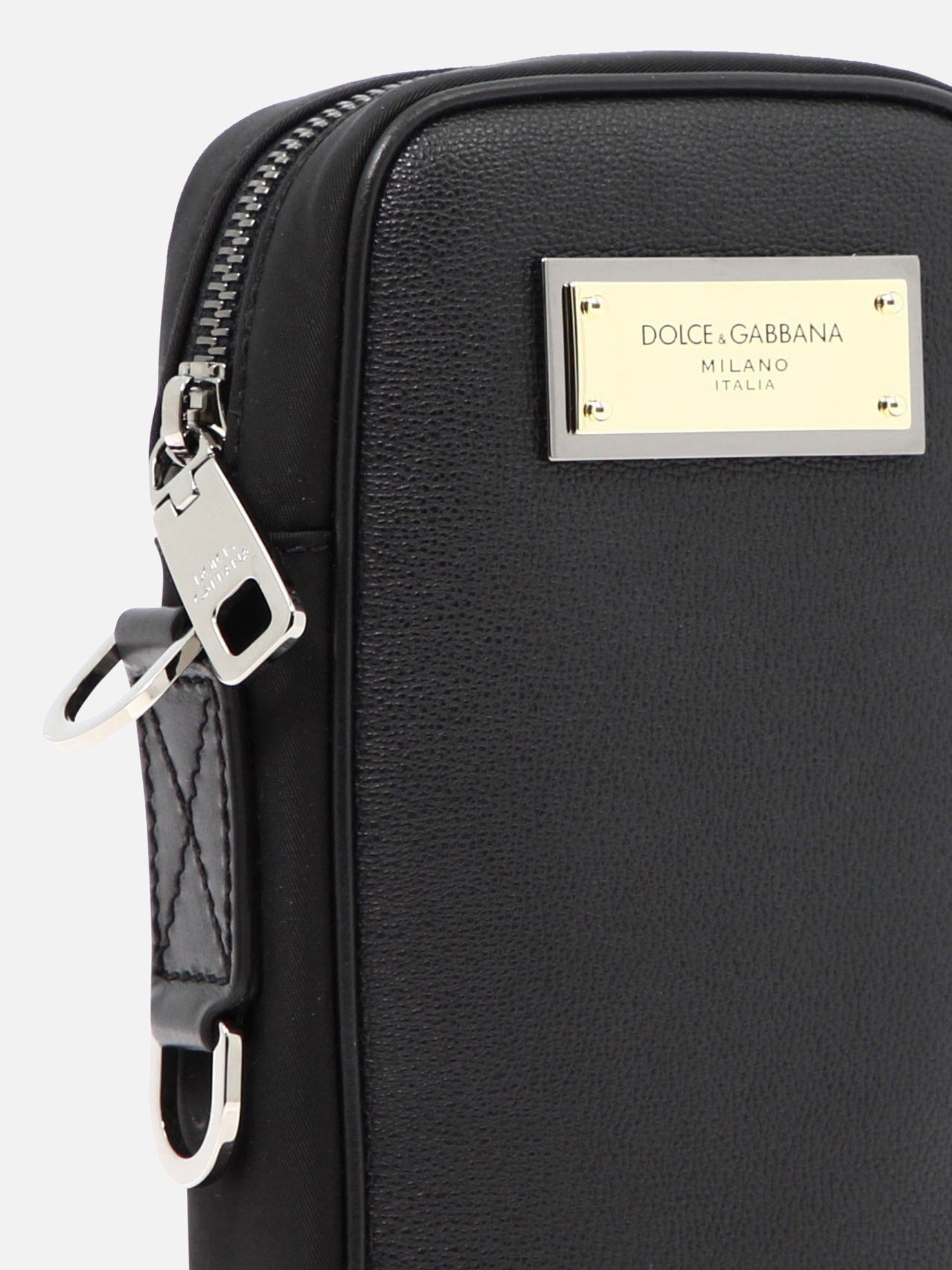 Cossbody bag with plaque by Dolce & Gabbana