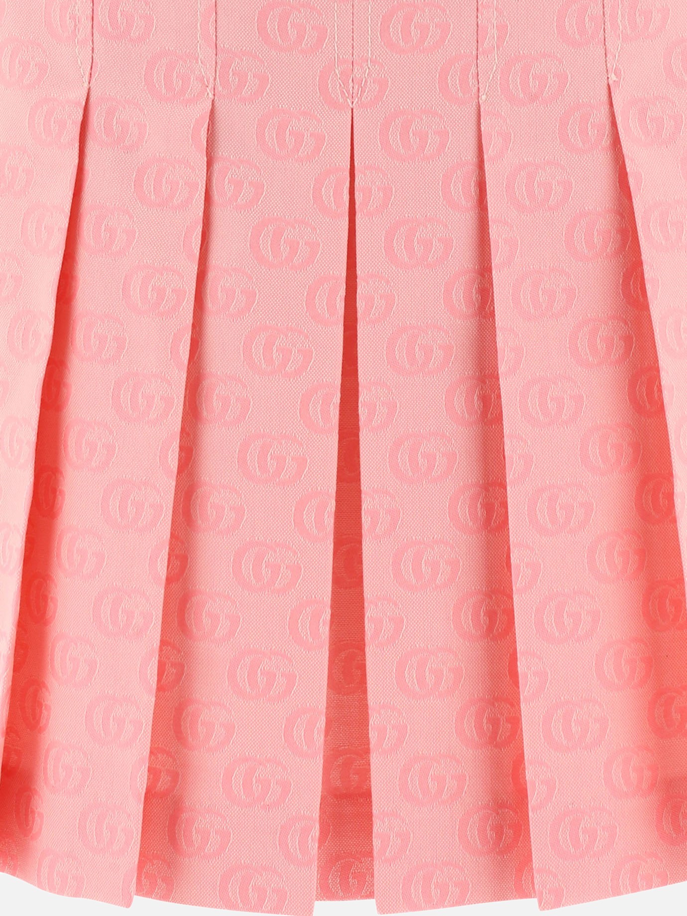  GG ​​Jacquard  pleated skirt by Gucci Kids