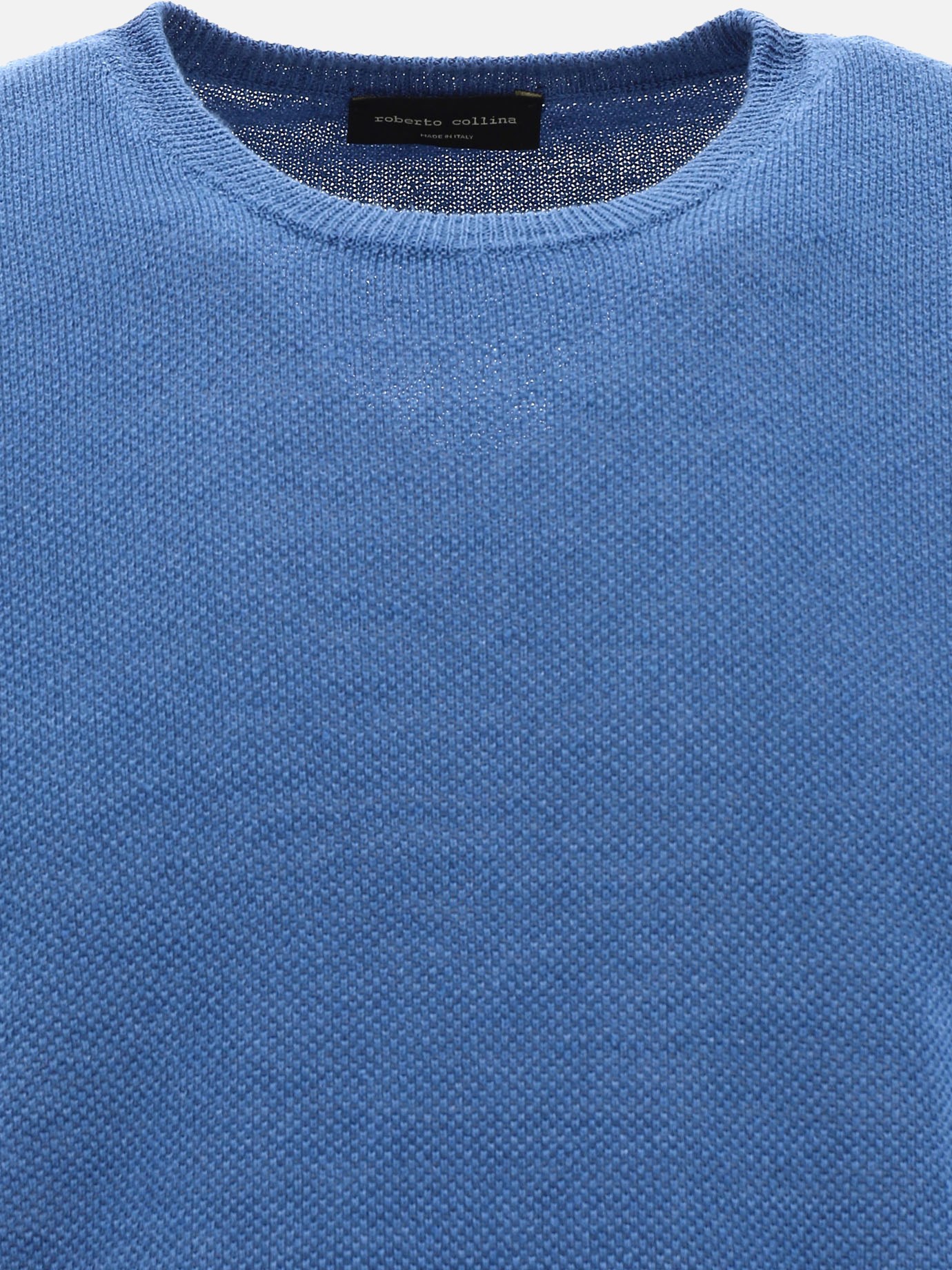 Knitted t-shirt by Roberto Collina