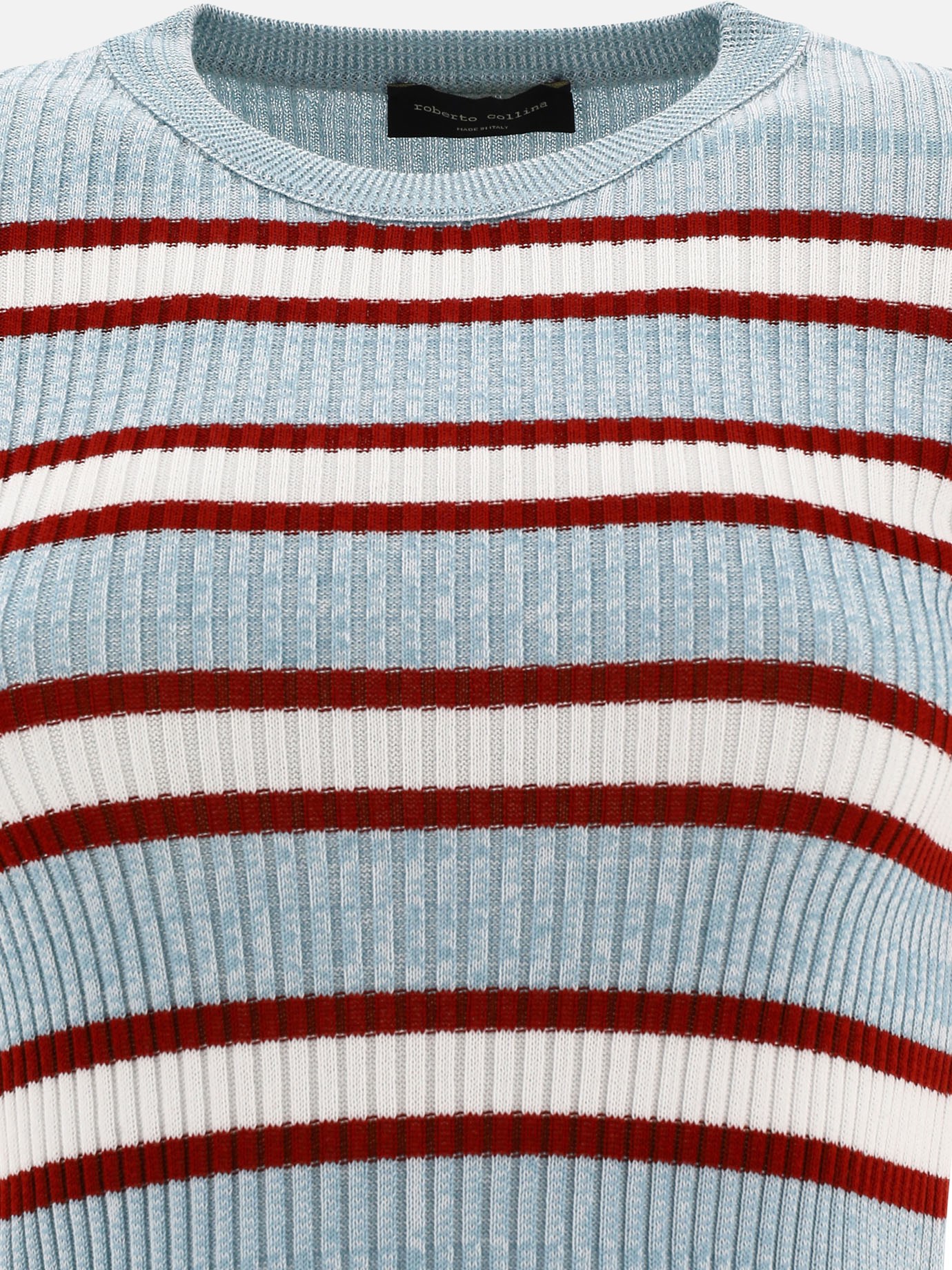 Striped sweater by Roberto Collina