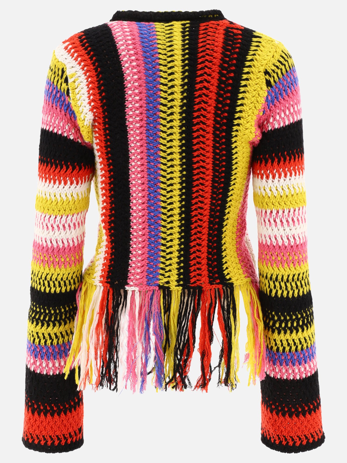 Tricot sweater with fringes by Chloé