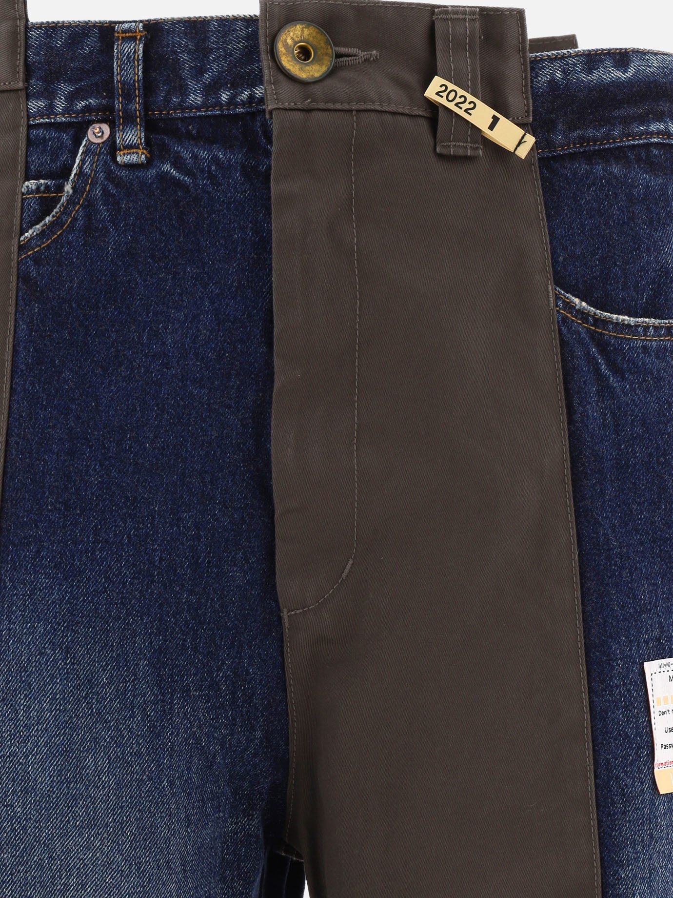 Panel Combined  jeans by Maison Mihara Yasuhiro