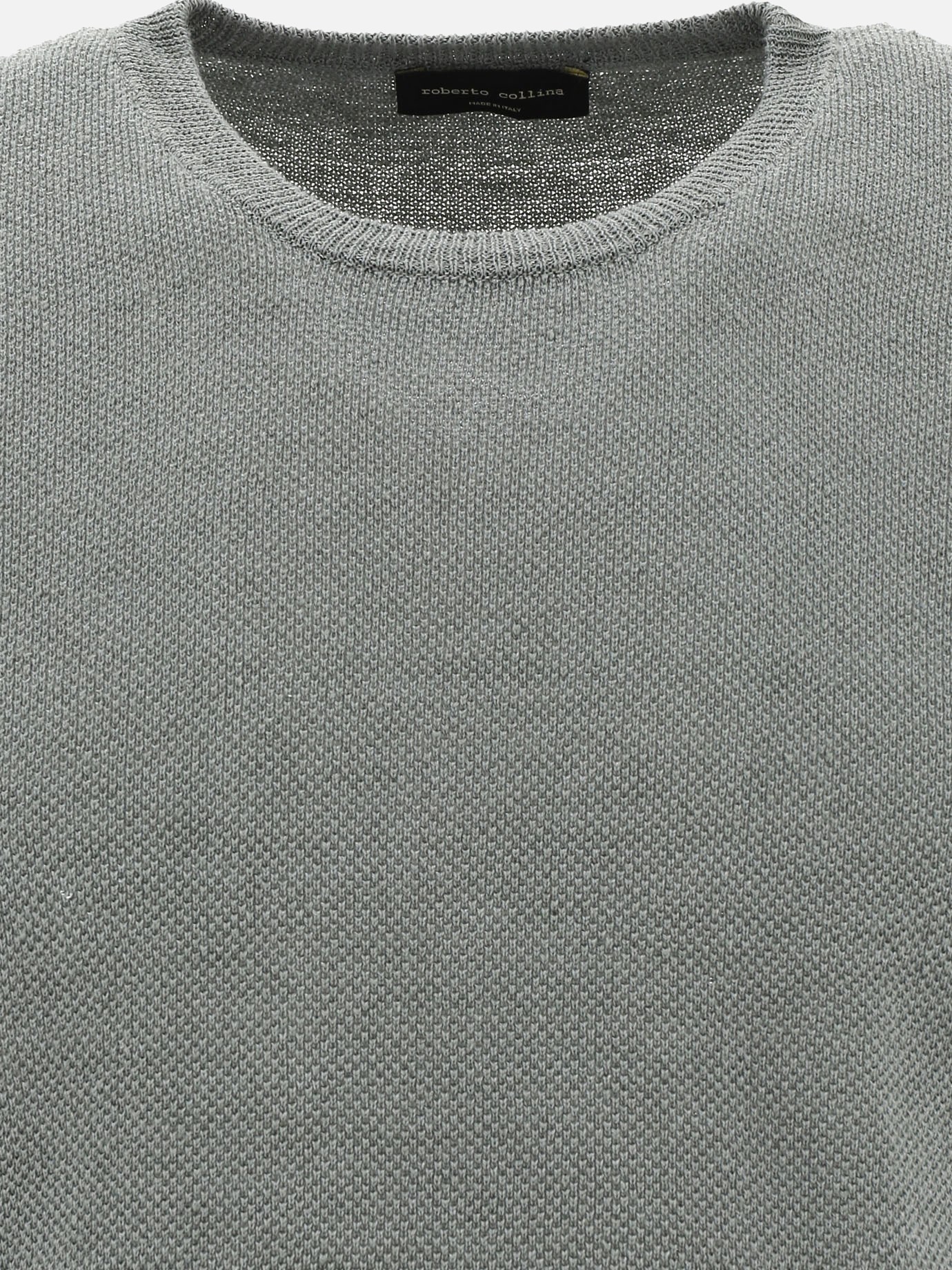 Knitted t-shirt by Roberto Collina