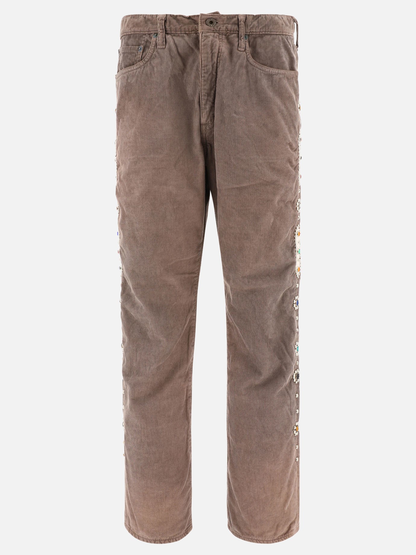 Corduroy trousers with rhinestonesby Kapital - 2