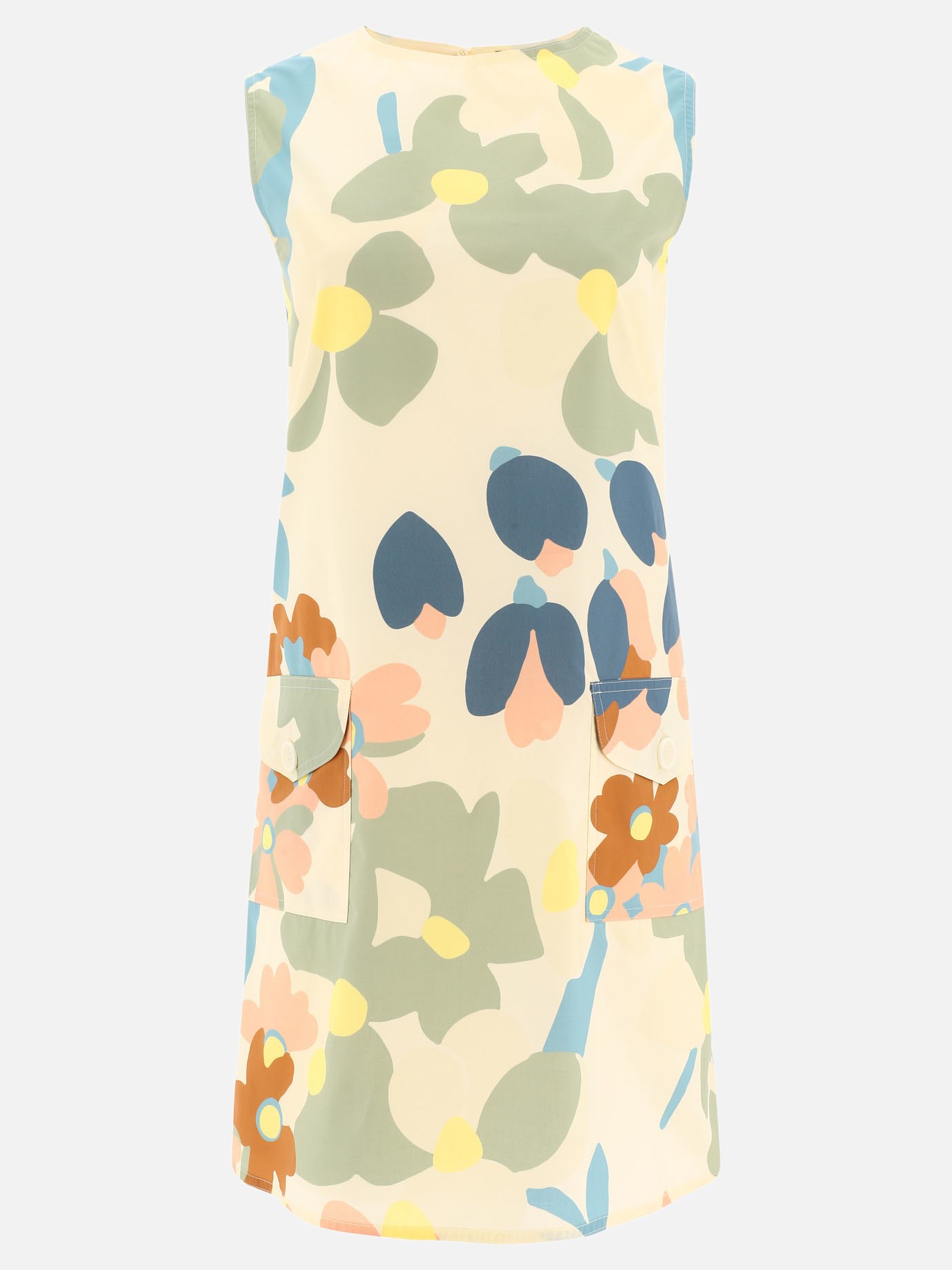 Floral dress with pockets