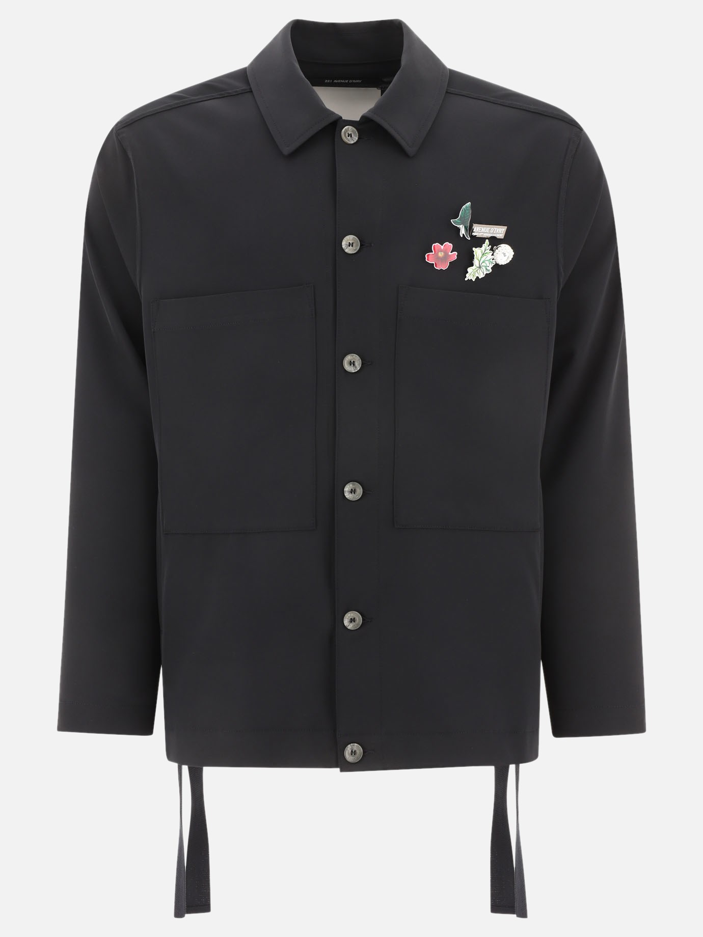 Overshirt with pins