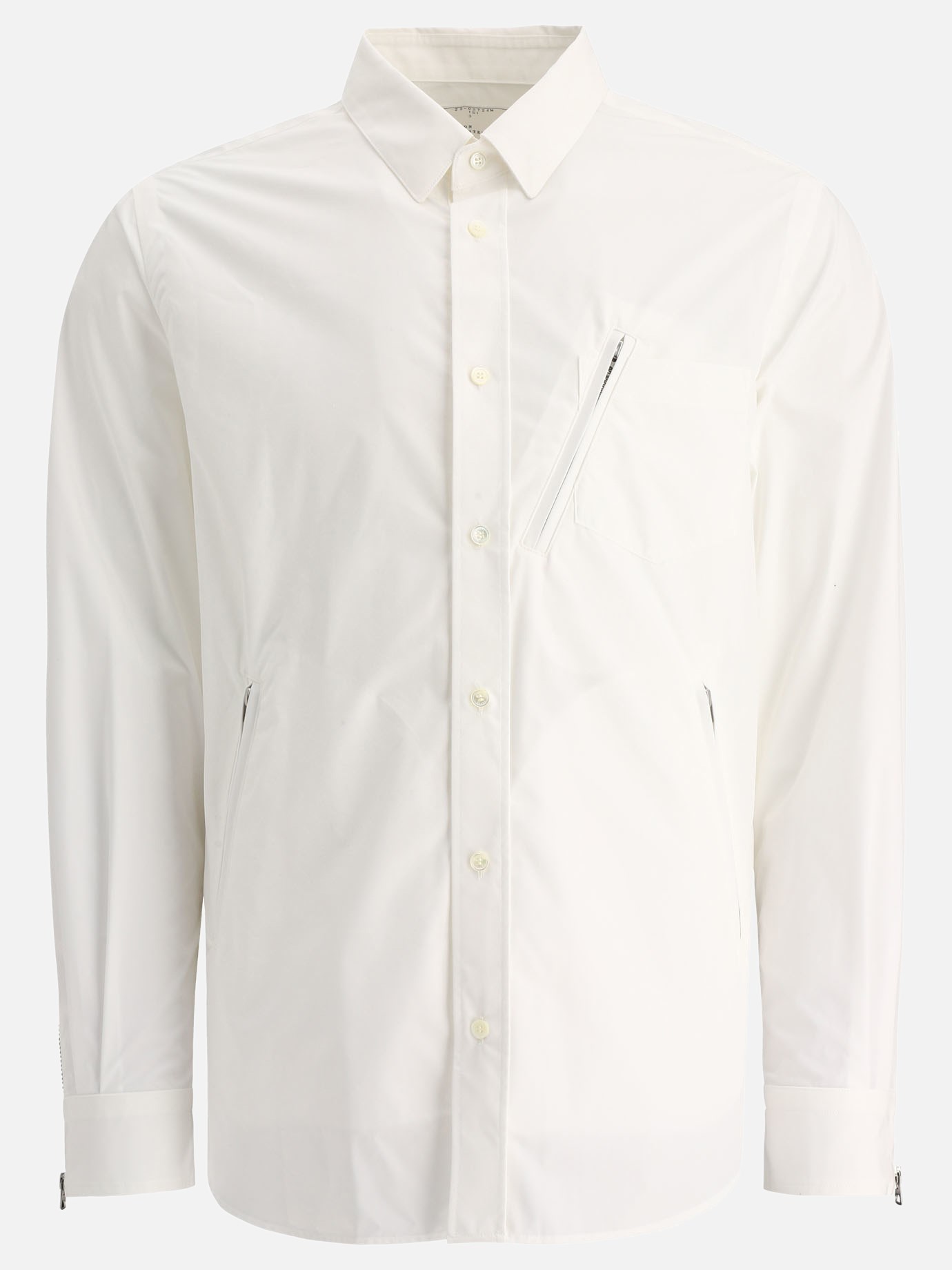 Shirt with zip detailsby Sacai - 4