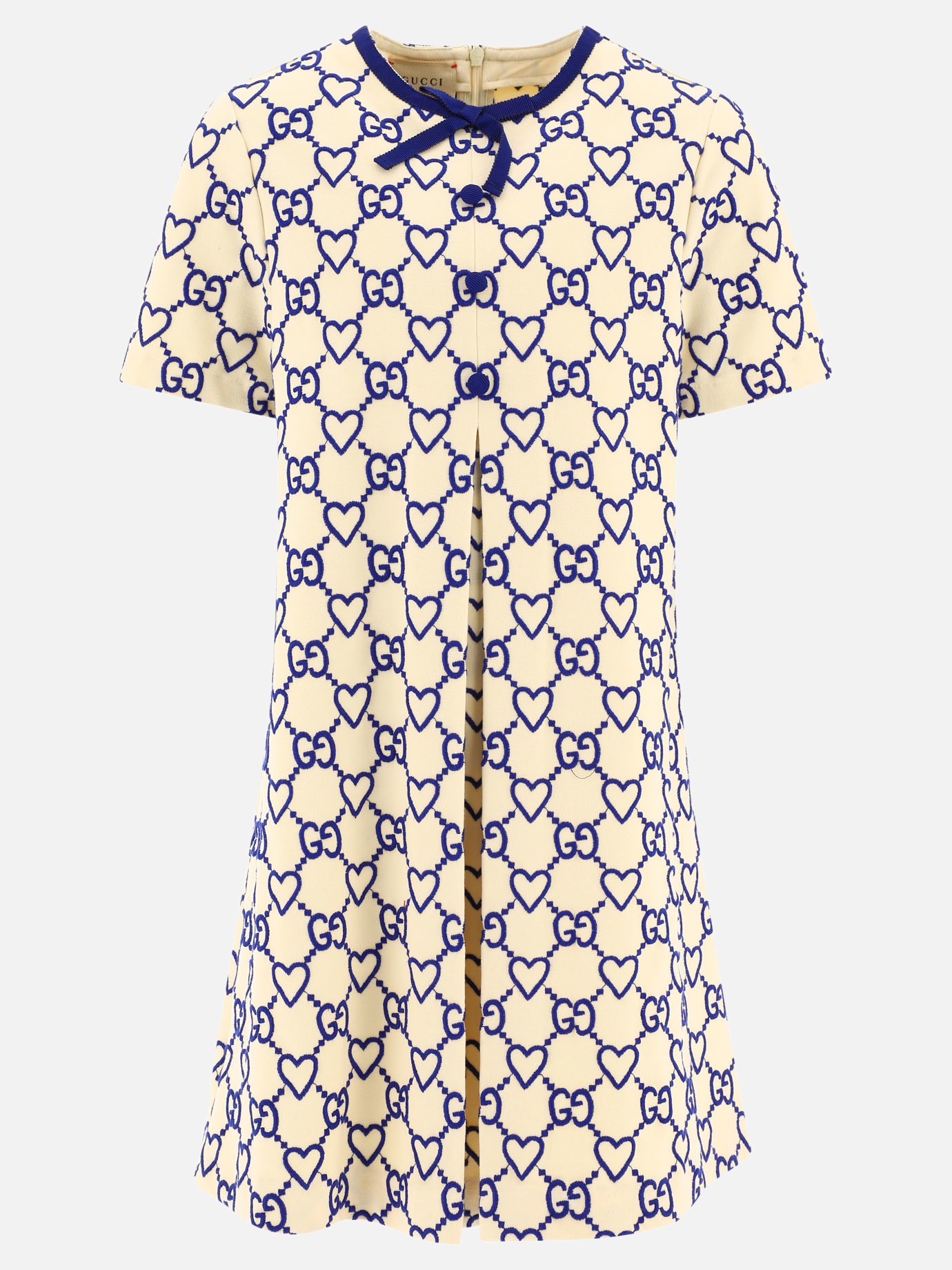 Dress with hearts  GG by Gucci Kids - 2