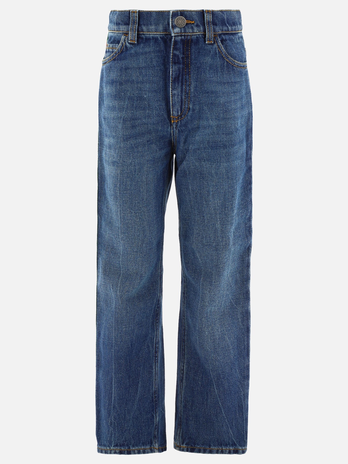 Jeans con dettaglio Web