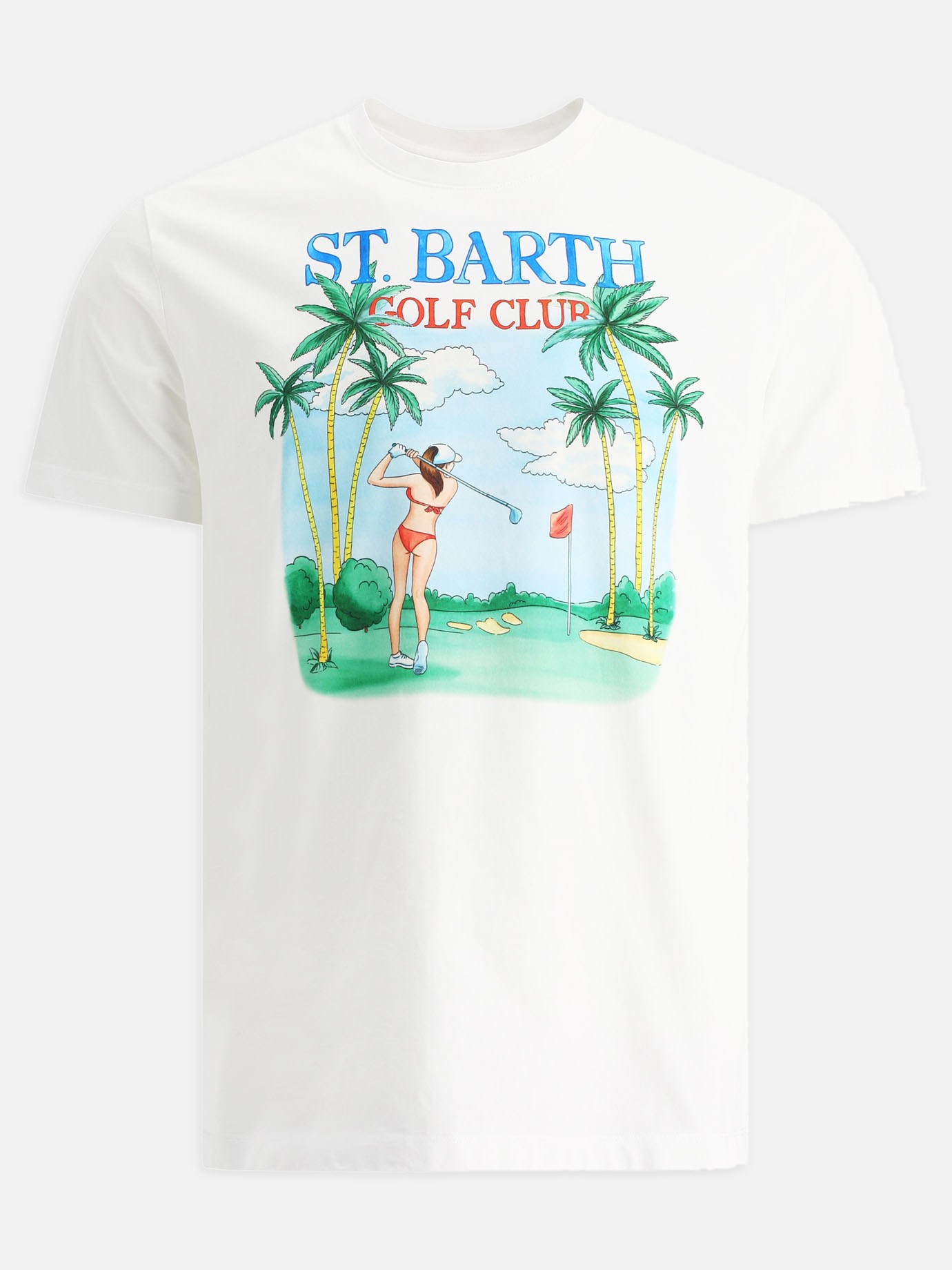  Golf Palm  t-shirtby MC2 Saint Barth - 3