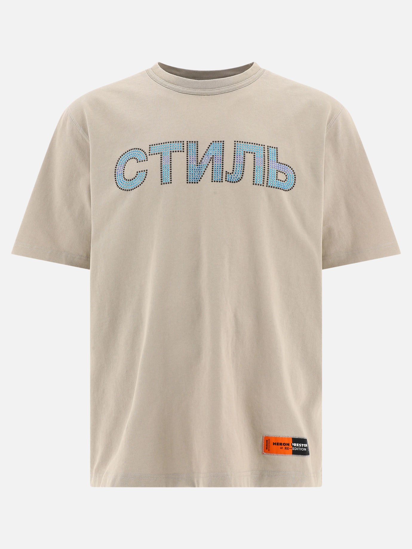 T-shirt  CTNMB Strass by Heron Preston - 0