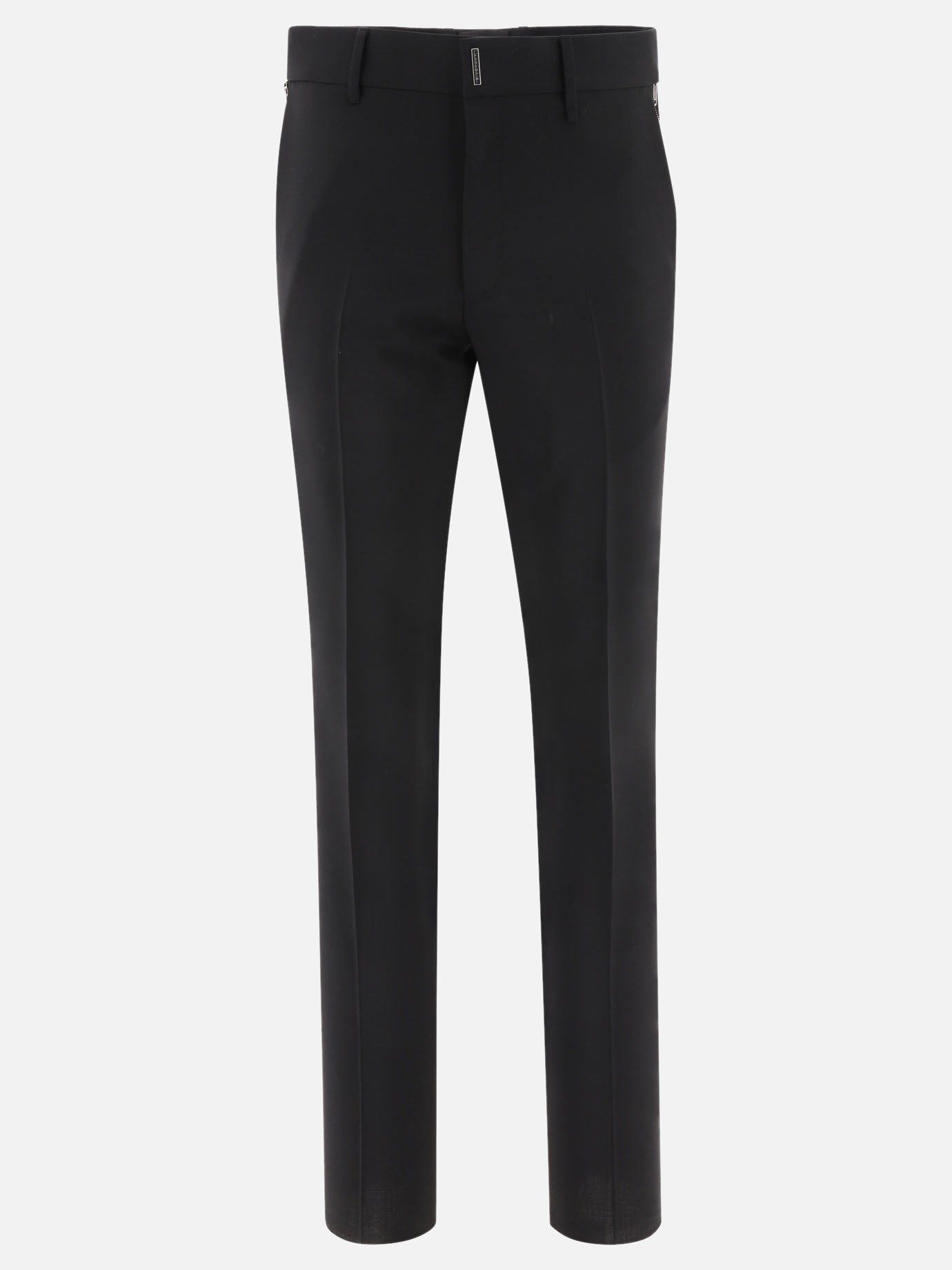 Tailored trousers with zip