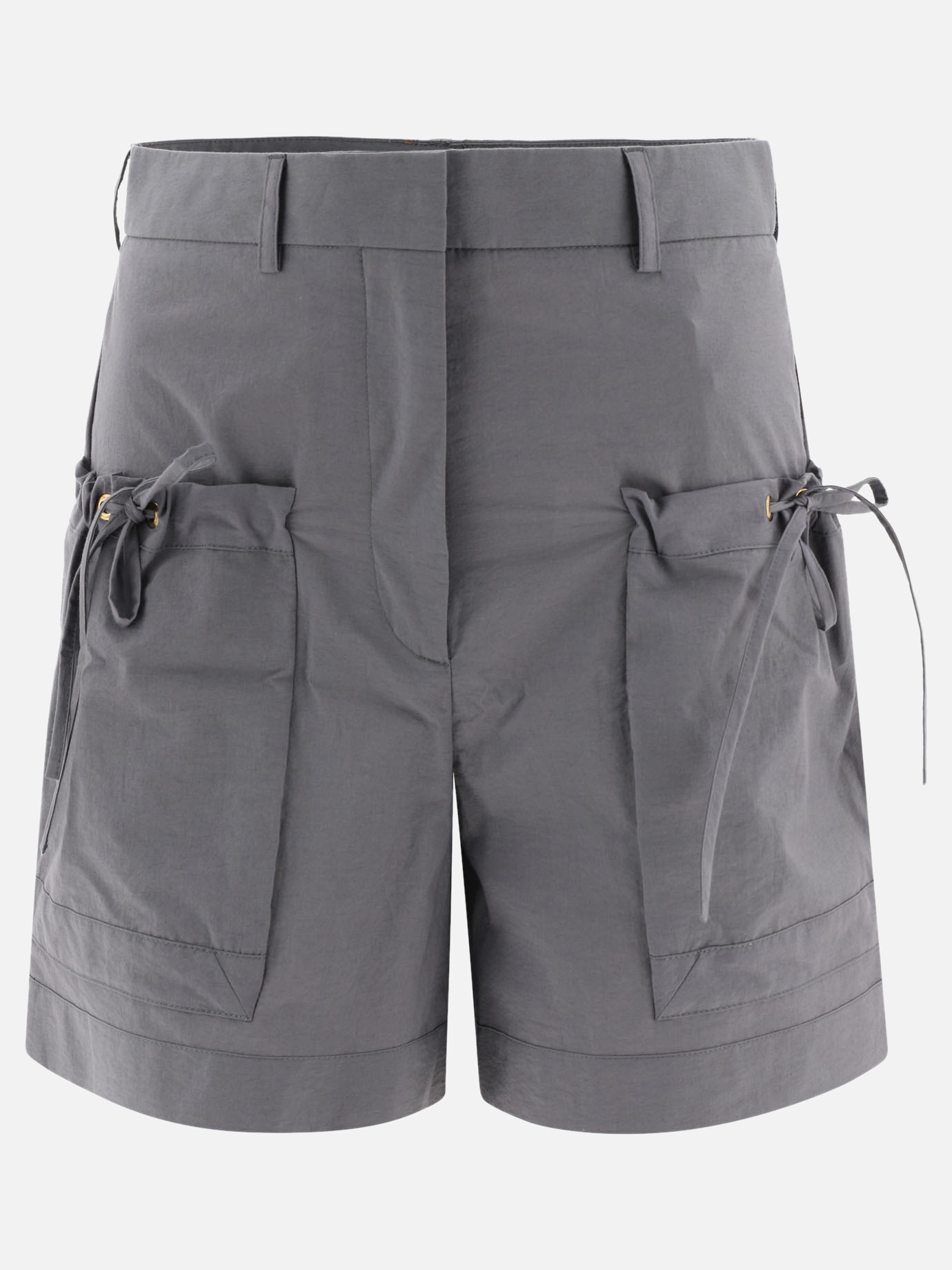 Cargo shorts with drawstring