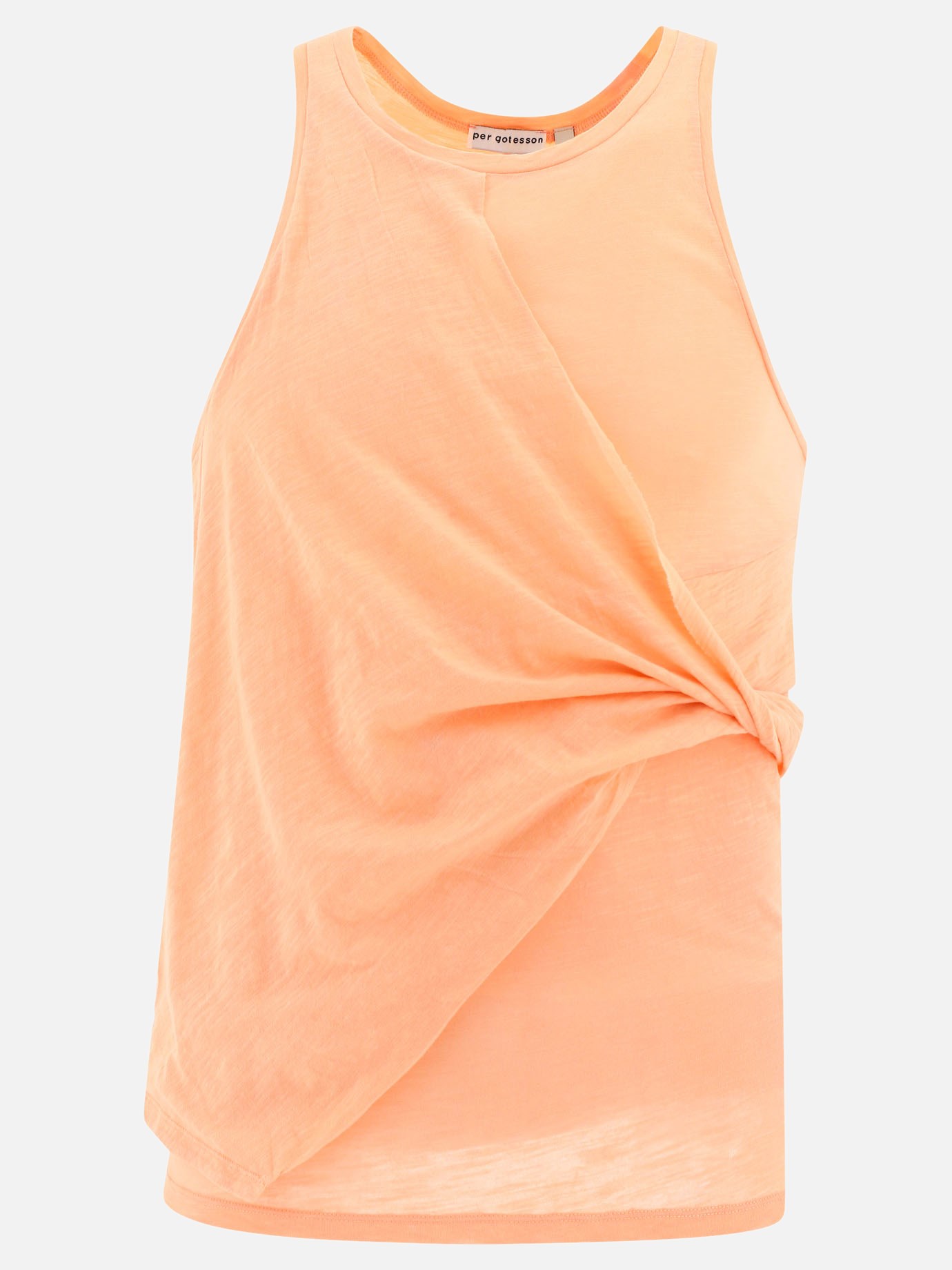 Tank top with knot