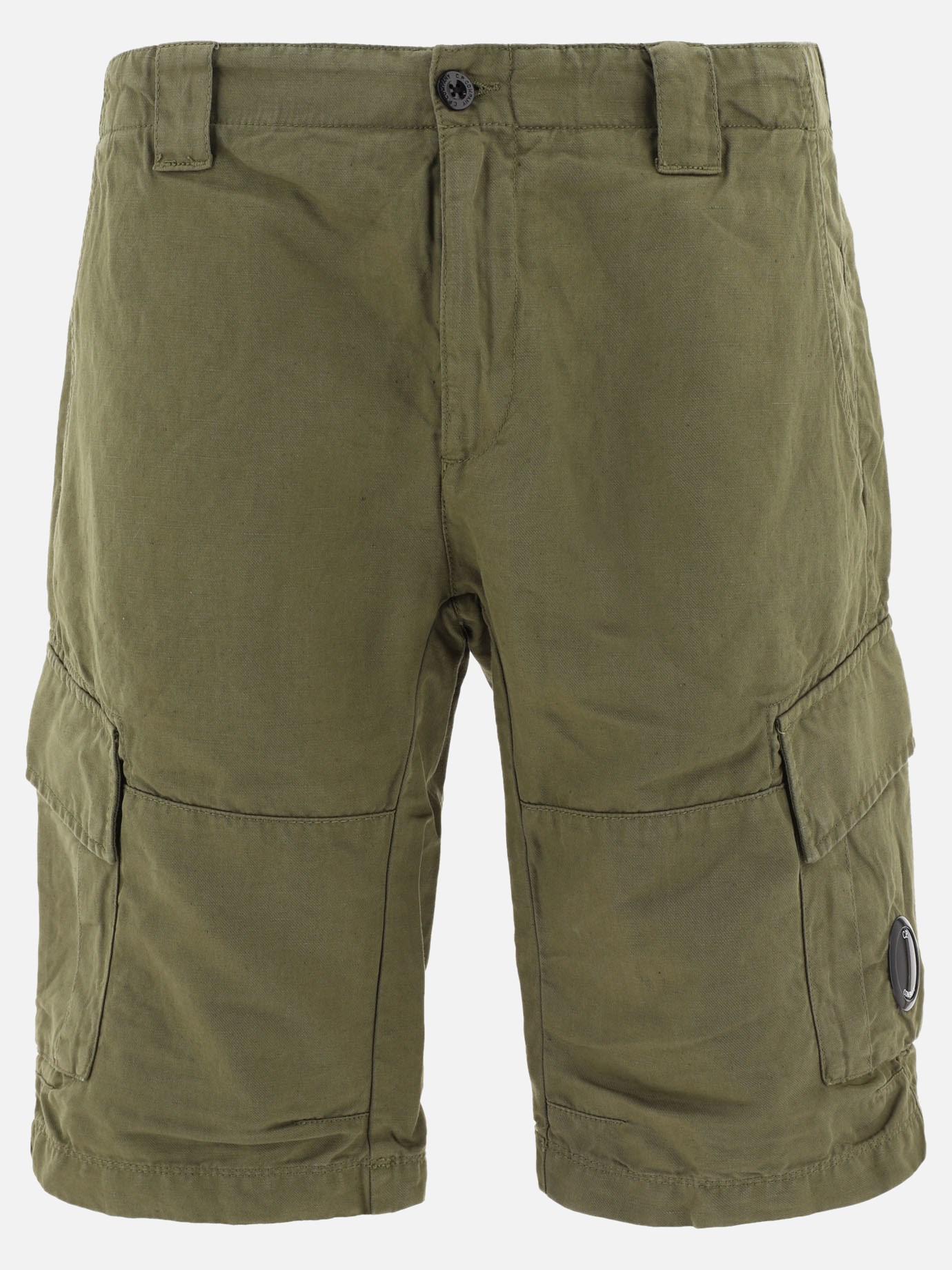 Multi-pocket cargo bermuda shorts