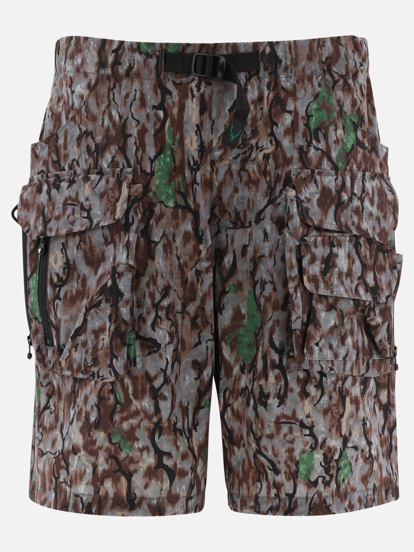 Camouflage cargo shorts