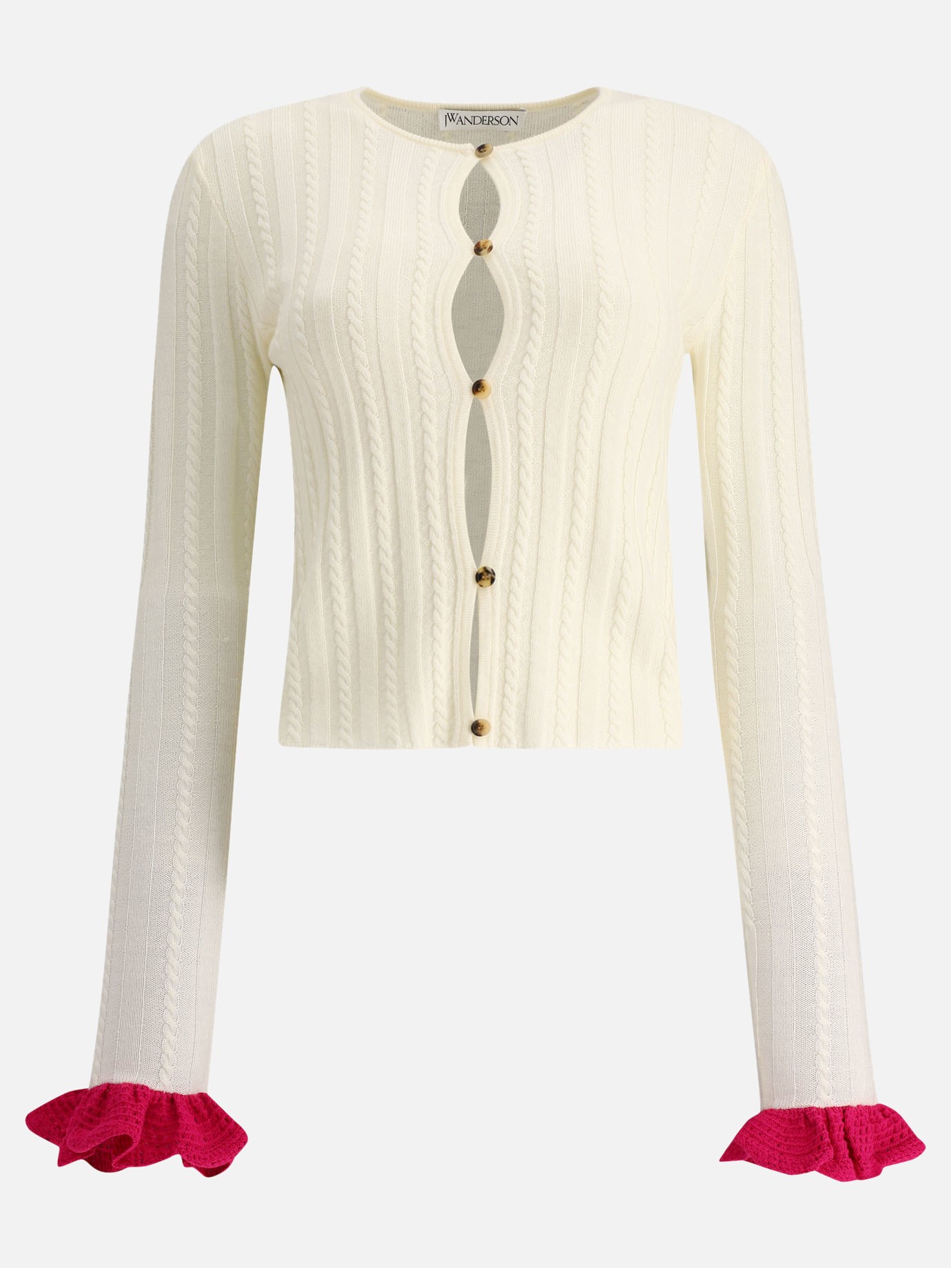 Cable-knit cardigan by JW Anderson - 0