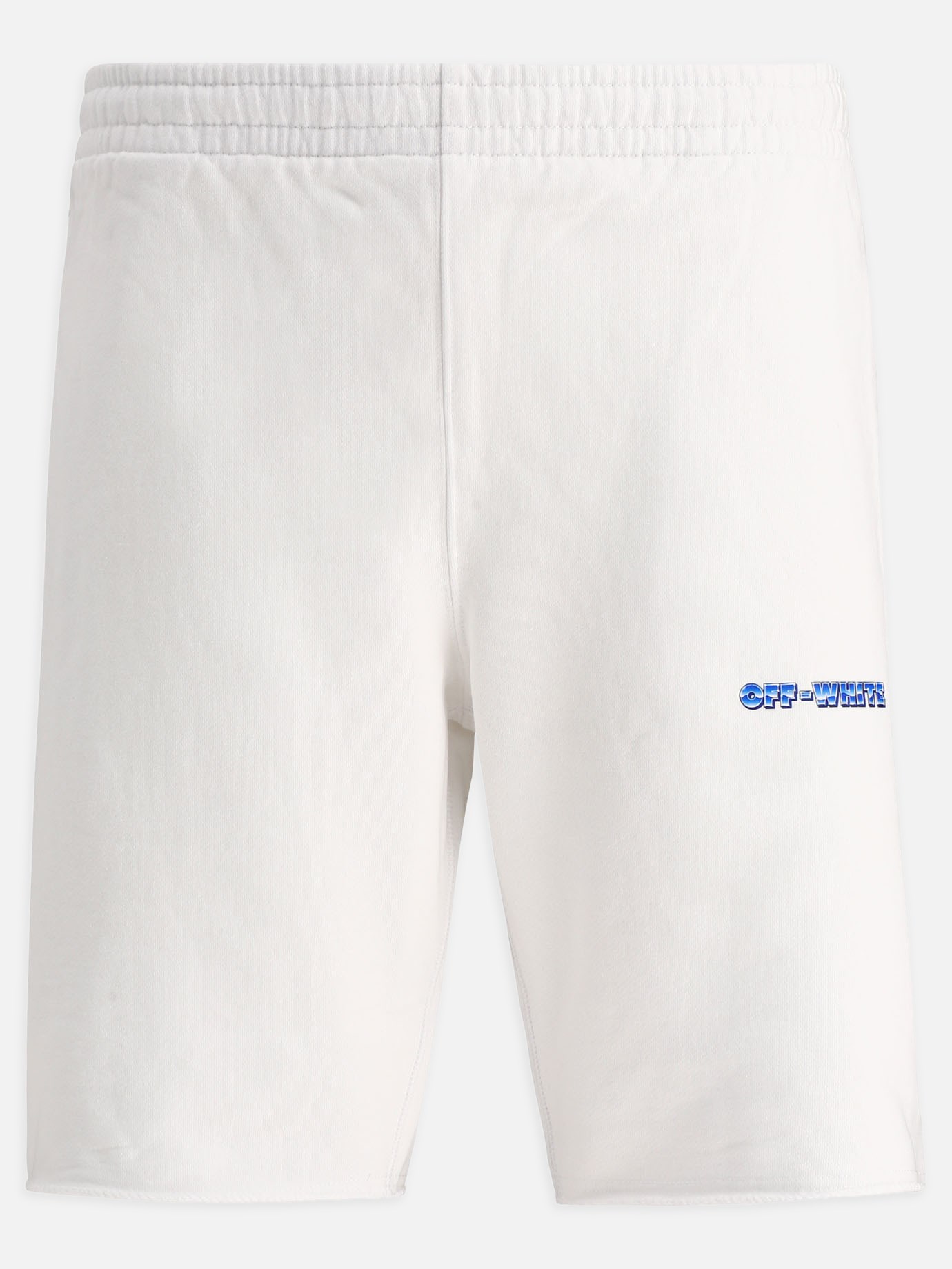 off white shorts blue