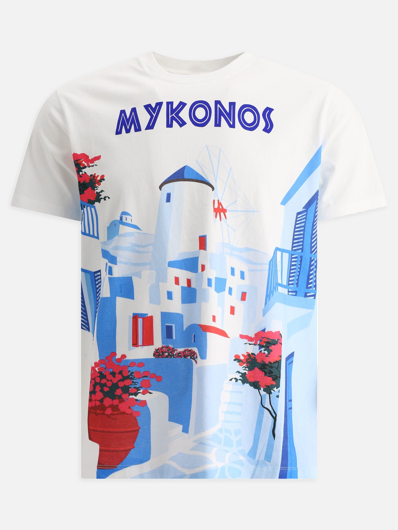 T-shirt  Mykonos Postcard by MC2 Saint Barth - 0