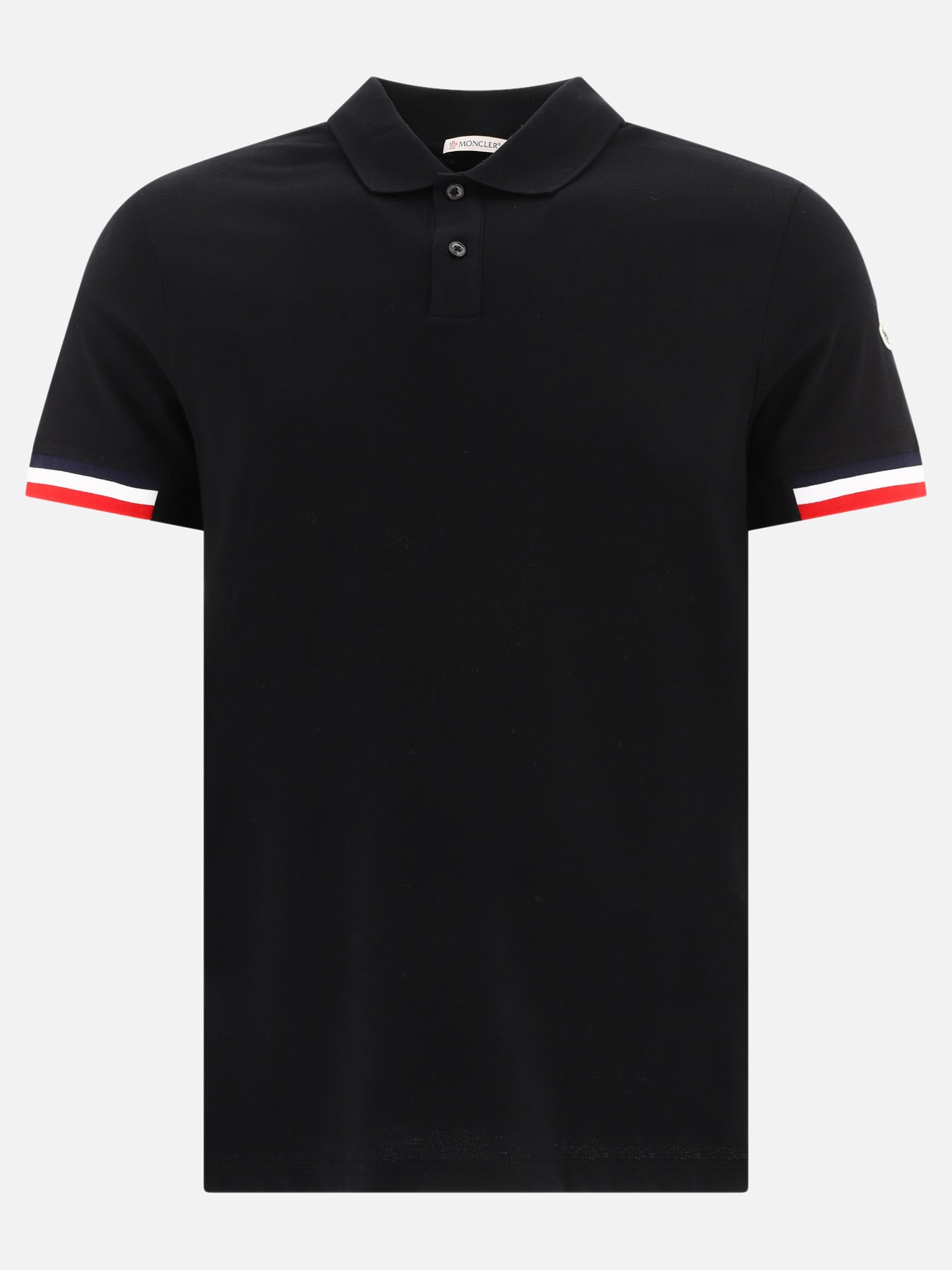 Polo con patch by Moncler