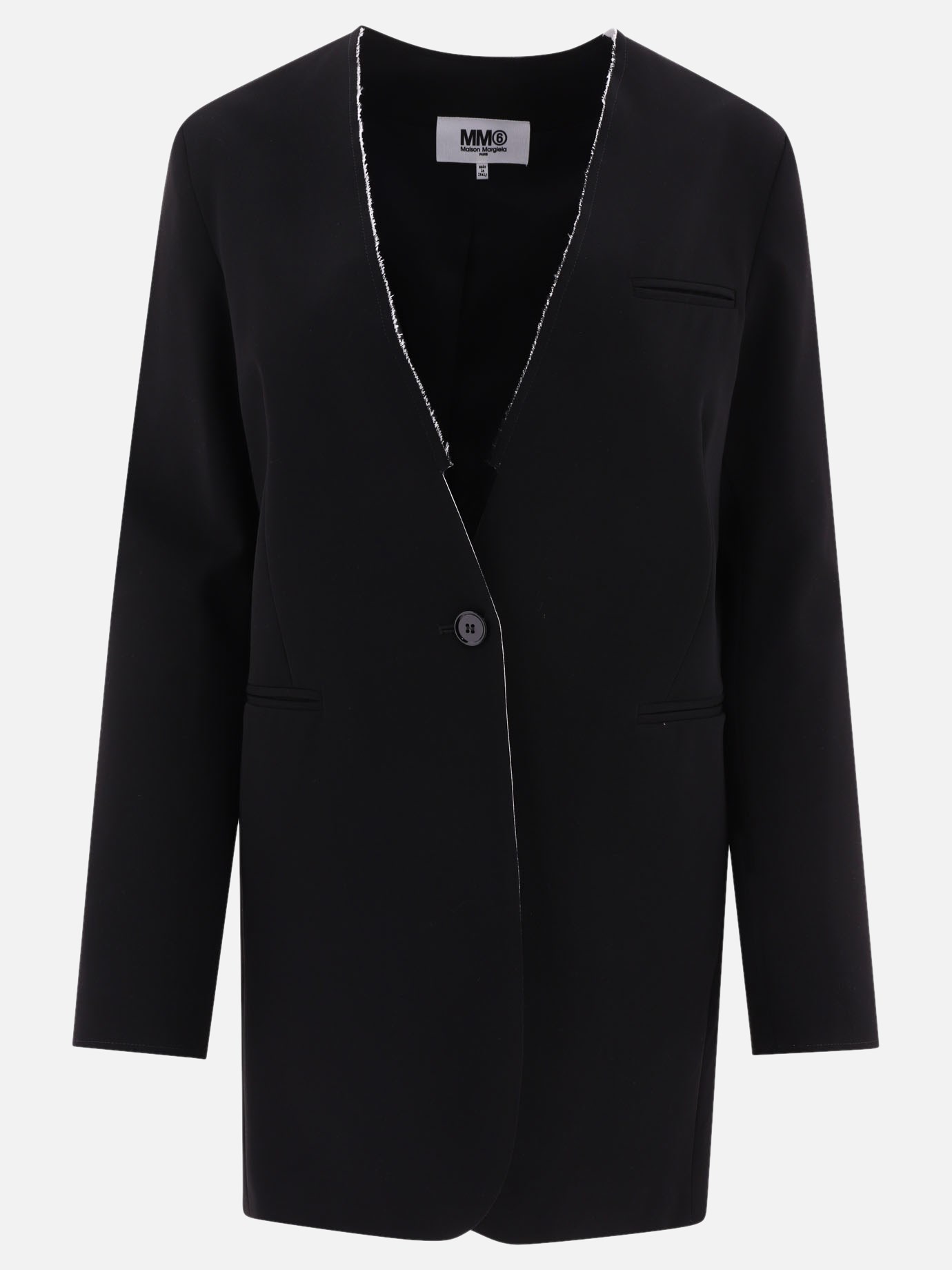 Single-breasted tailored coat