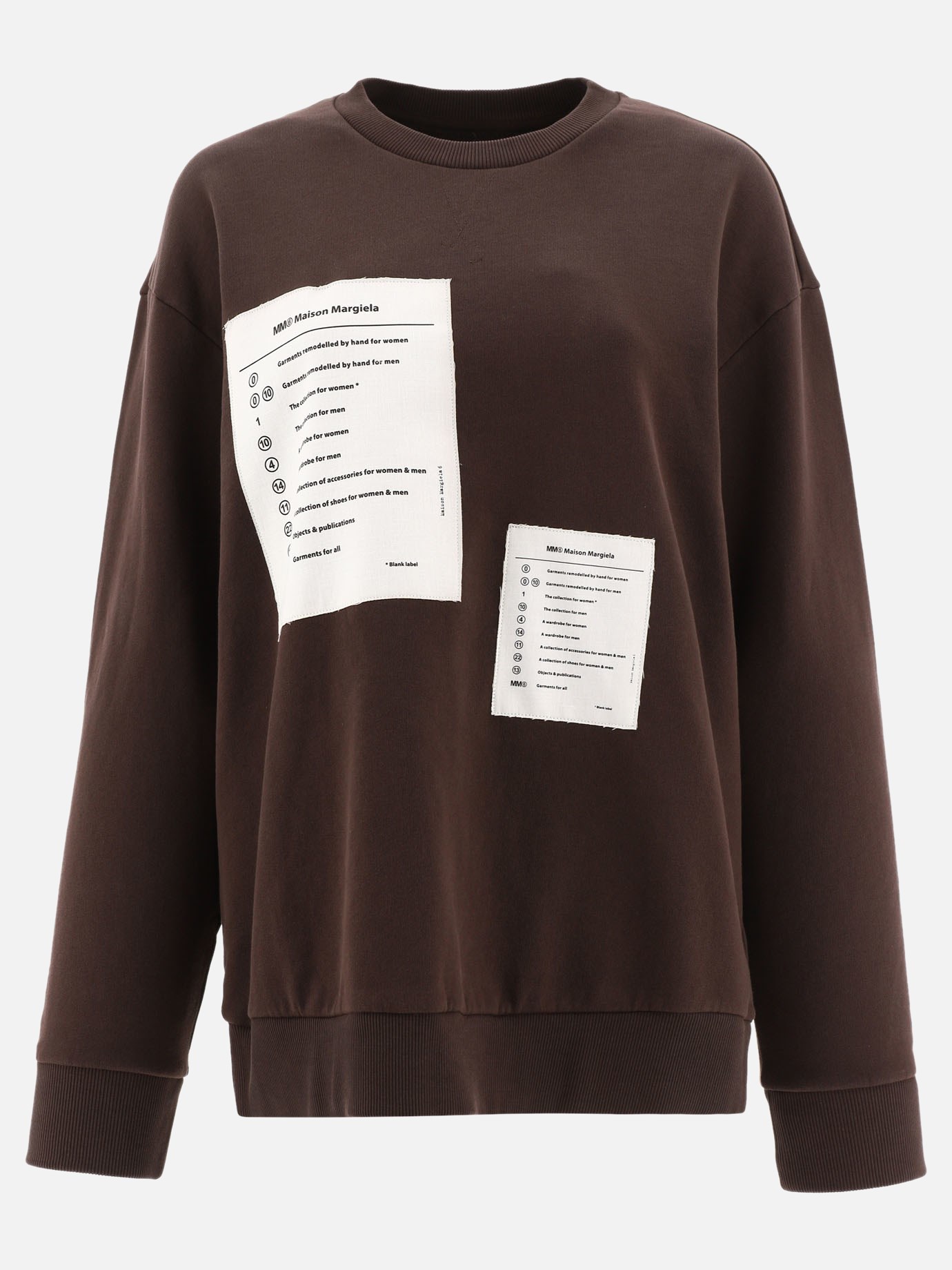 Sweatshirt with patchby MM6 Maison Margiela - 3