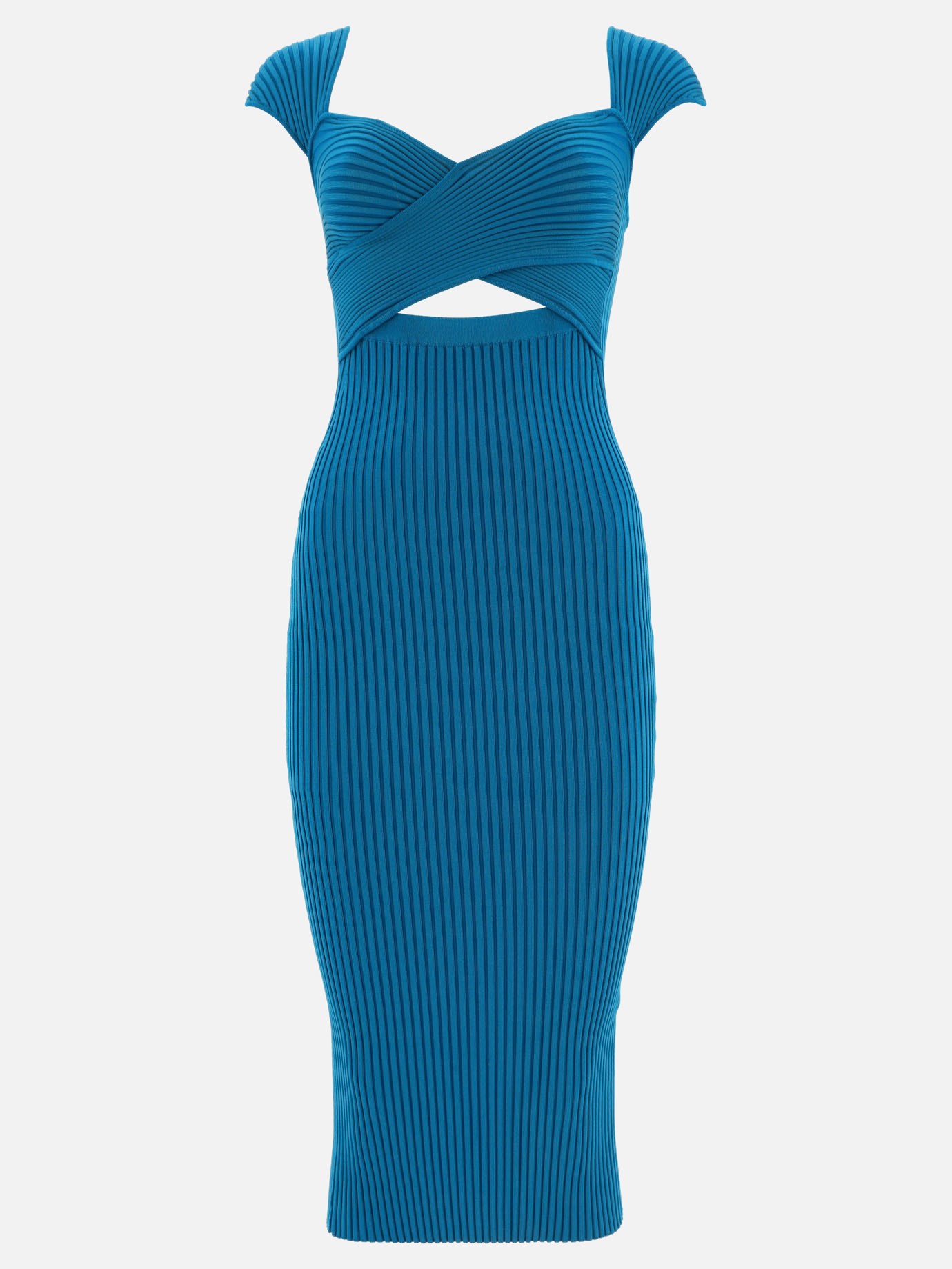 Ribbed dress with cut-outby Self-portrait - 2